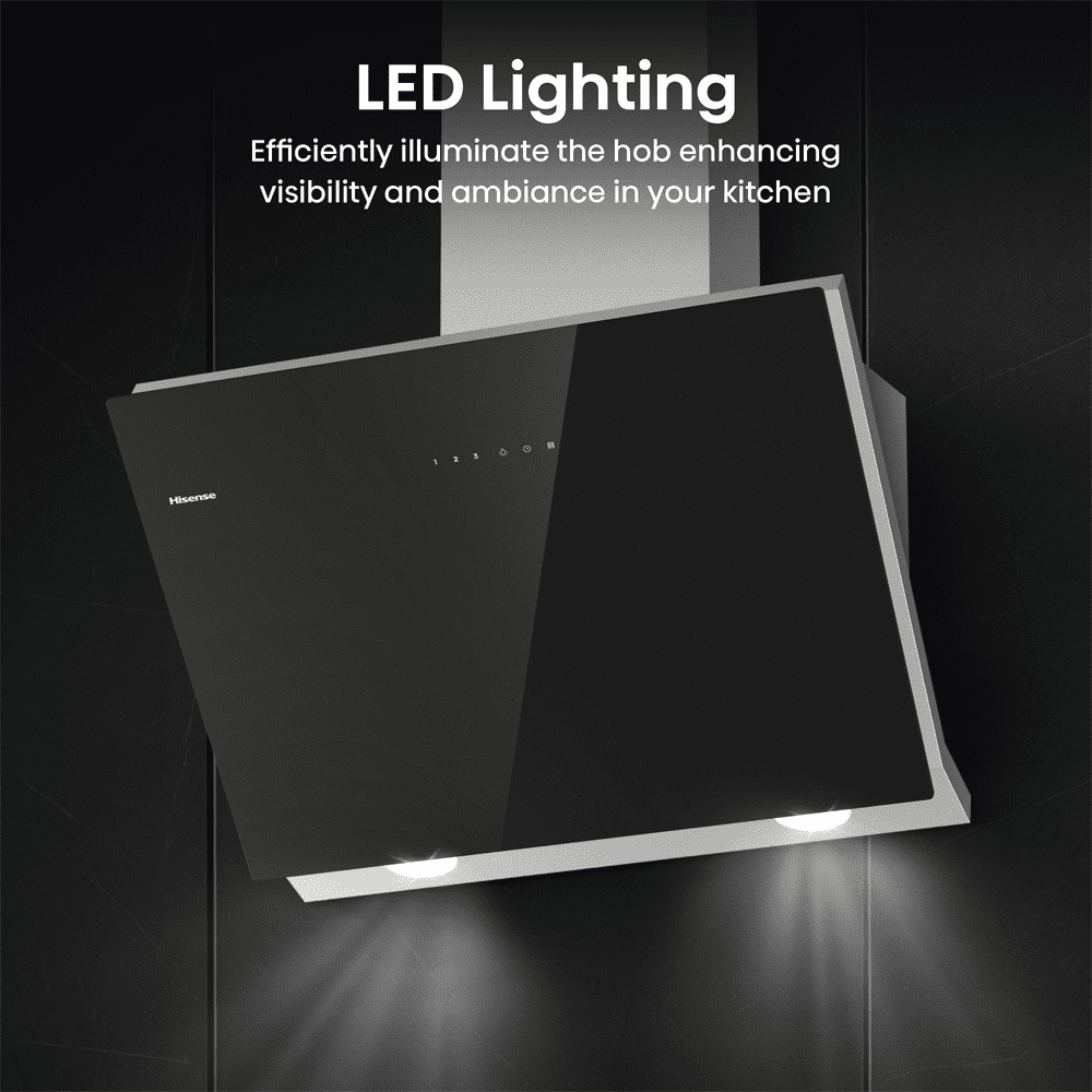 Hisense 60cm Chimney Hood CH6IN14BXBUK - Black Hisense 60cm Chimney Hood CH6IN14BXBUK - Black