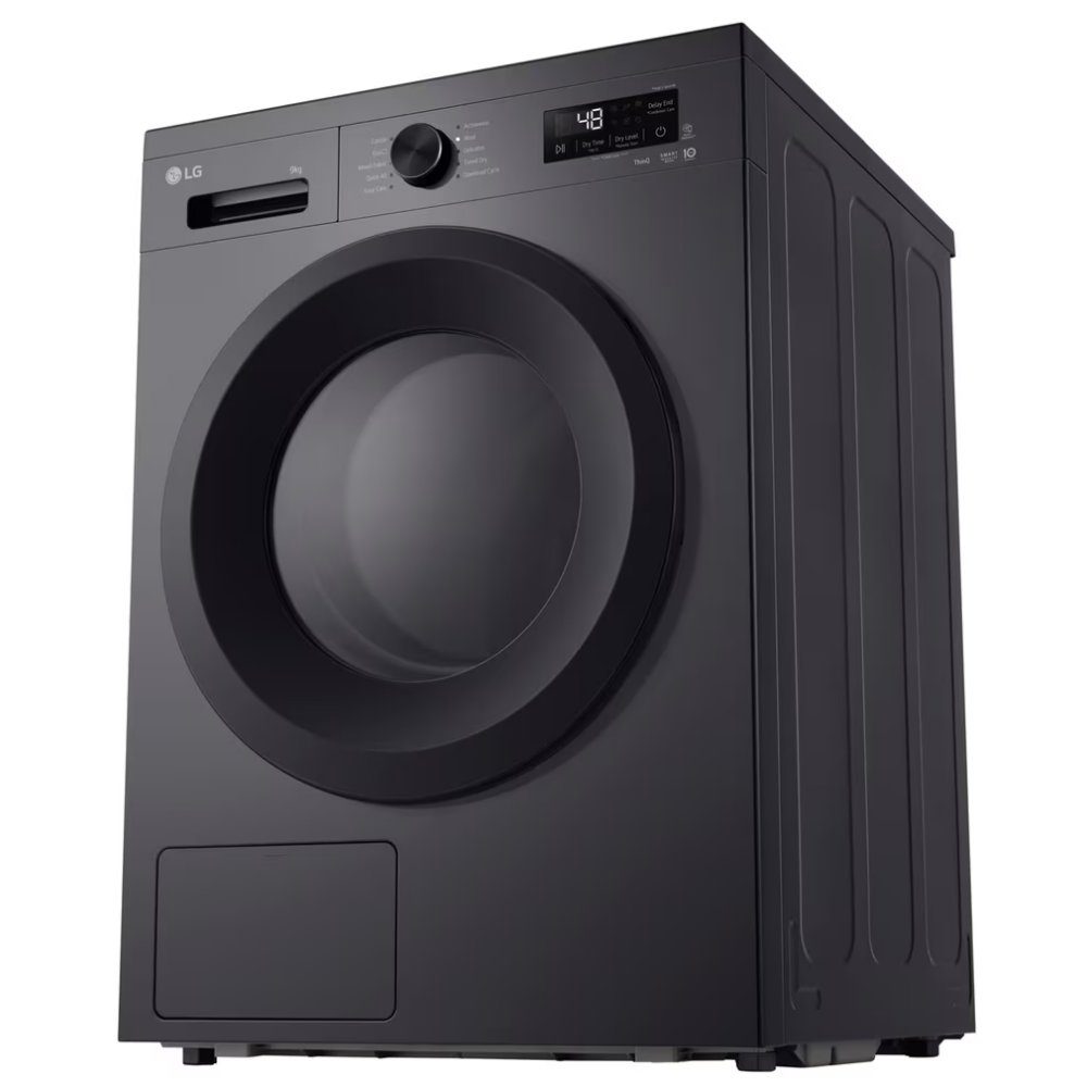 LG 9kg Heat Pump Condenser Dryer RHX1009NMK - Slate Grey LG 9kg Heat Pump Condenser Dryer RHX1009NMK - Slate Grey