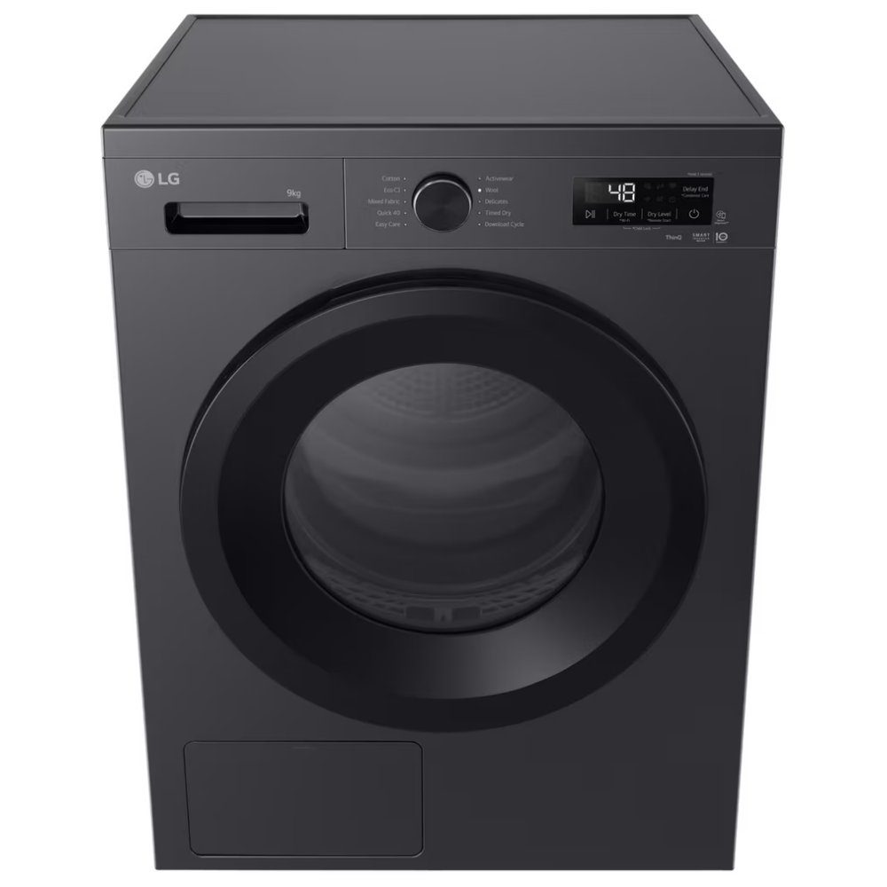 LG 9kg Heat Pump Condenser Dryer RHX1009NMK - Slate Grey LG 9kg Heat Pump Condenser Dryer RHX1009NMK - Slate Grey