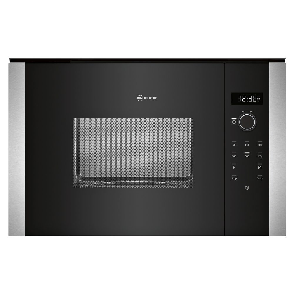 Neff  N50 Built In Microwave For Wall Unit HLAWD23N0B - Stainless Steel