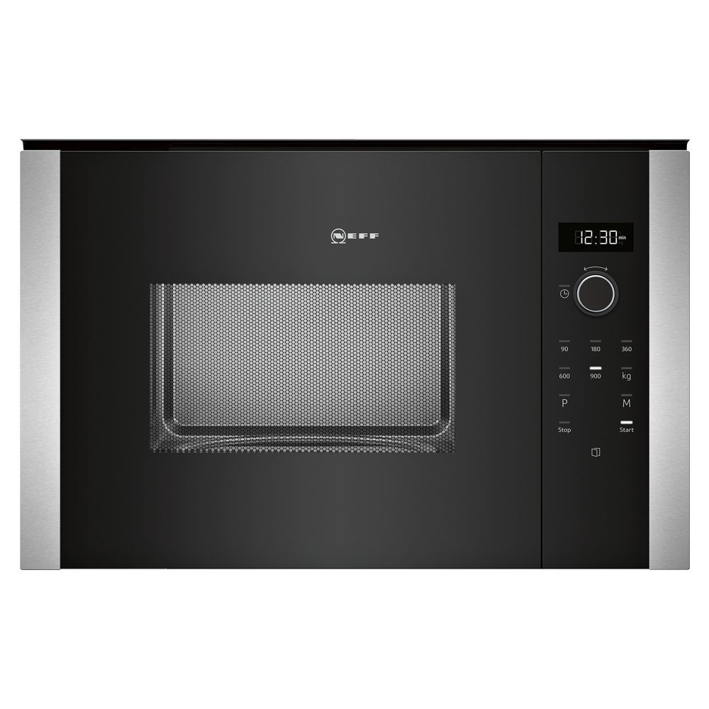 Neff  N50 Built In Microwave For Tall Housing HLAWD53N0B - Stainless Steel