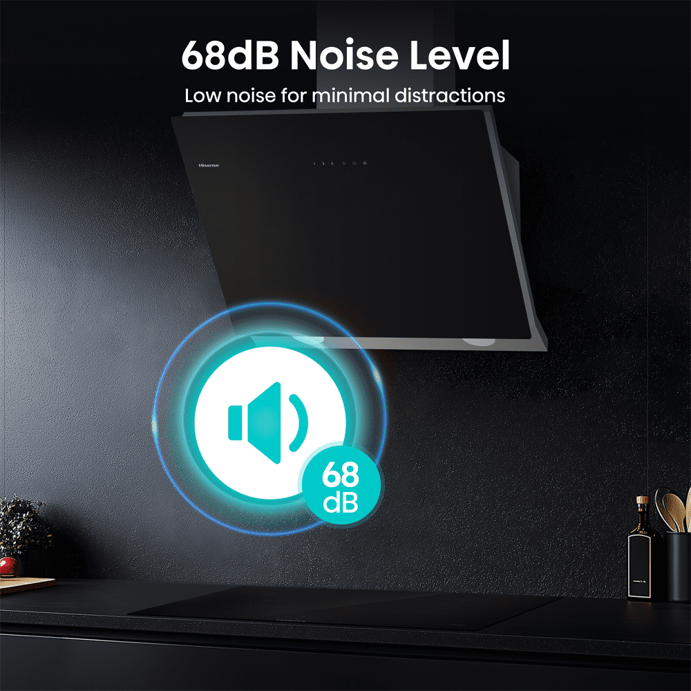 Hisense 60cm Chimney Hood CH6IN14BXBUK - Black Hisense 60cm Chimney Hood CH6IN14BXBUK - Black