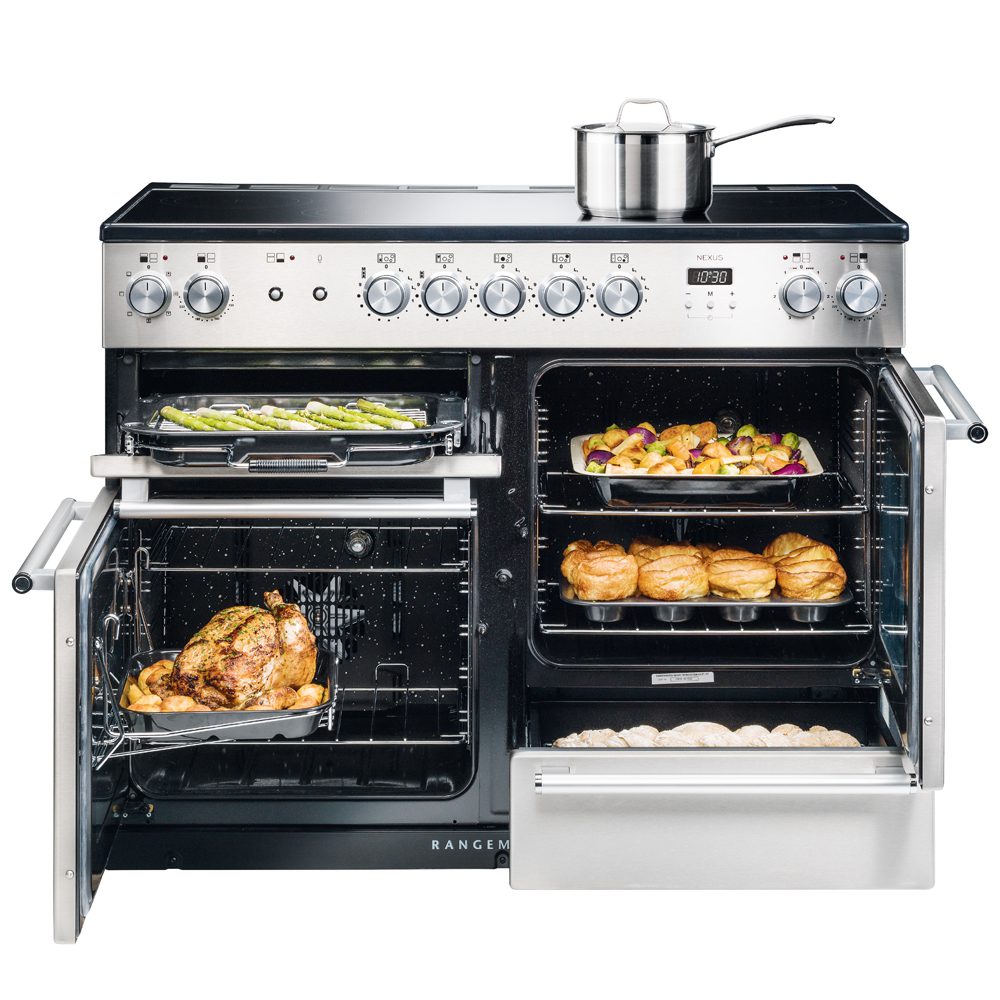Rangemaster Nexus 110cm Induction Range Cooker 106170 NEX110EIWH/C - WHITE Rangemaster Nexus 110cm Induction Range Cooker 106170 NEX110EIWH/C - WHITE