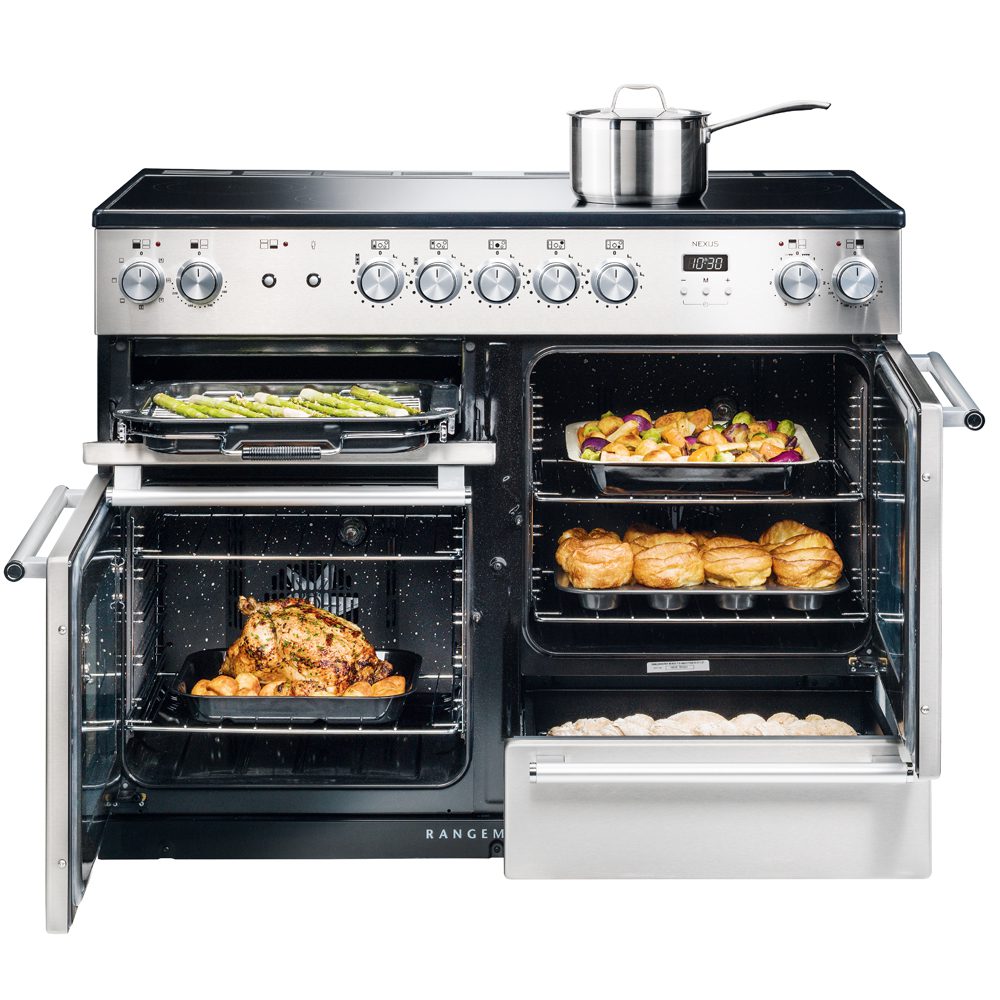 Rangemaster Nexus 110cm Induction Range Cooker 106170 NEX110EIWH/C - WHITE Rangemaster Nexus 110cm Induction Range Cooker 106170 NEX110EIWH/C - WHITE