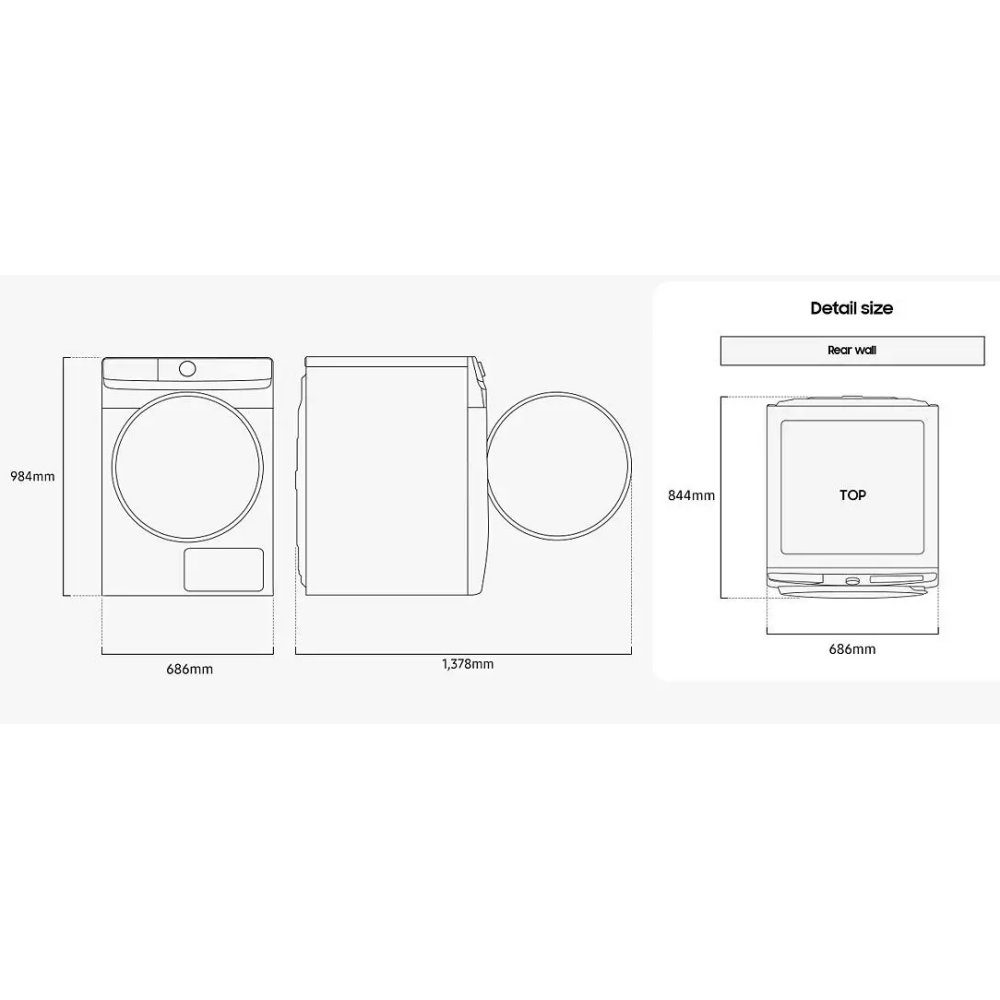 Samsung Oversized 16kg Series 10 Heat Pump Condenser Tumble Dryer DV16DG8600BV - Black Samsung Oversized 16kg Series 10 Heat Pump Condenser Tumble Dryer DV16DG8600BV - Black