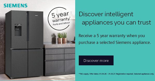 siemens 5 year warranty promotional image