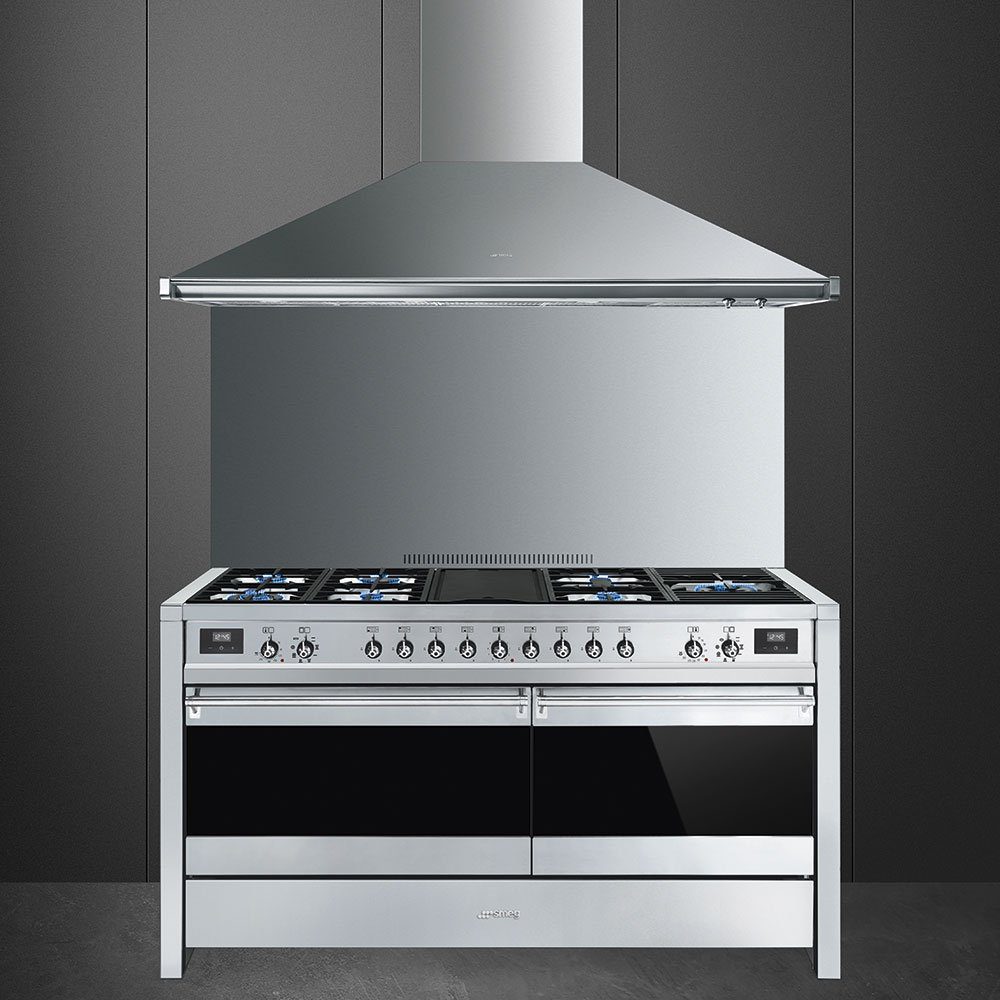 Smeg 150cm "Opera" Dual Fuel Range Cooker A5-81 - Stainless Steel Smeg 150cm "Opera" Dual Fuel Range Cooker A5-81 - Stainless Steel