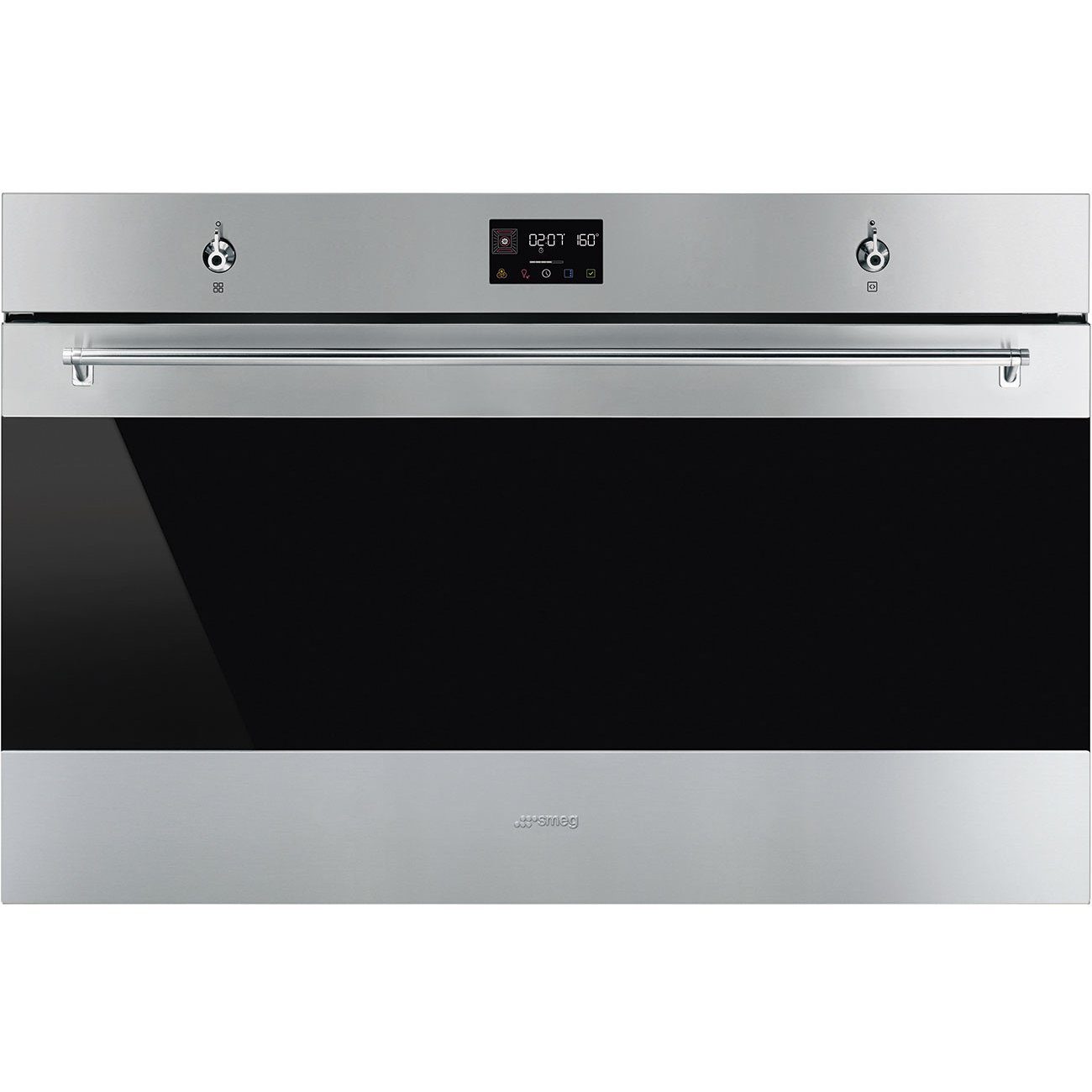 Smeg  90cm Classic Pyrolytic Multifunction Single Oven SFP9302TX - Stainless Steel