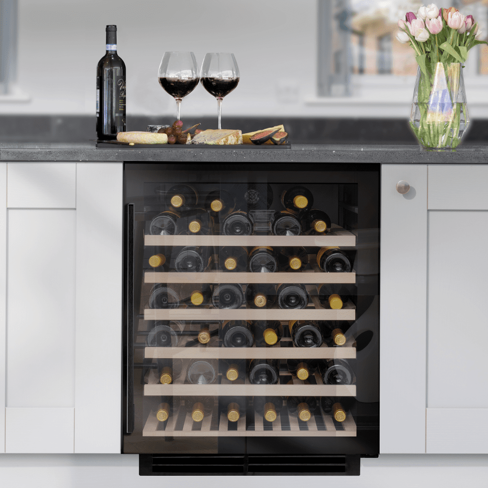 Caple 60cm Undercounter Wine Cooler WI6143BG - Black Caple 60cm Undercounter Wine Cooler WI6143BG - Black