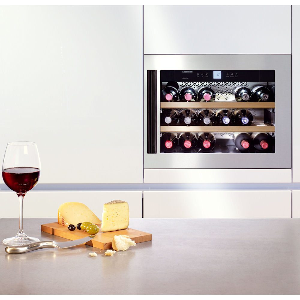 Liebherr 45cm Integrated In Column Wine Cooler WKEES553 - Stainless Steel Liebherr 45cm Integrated In Column Wine Cooler WKEES553 - Stainless Steel