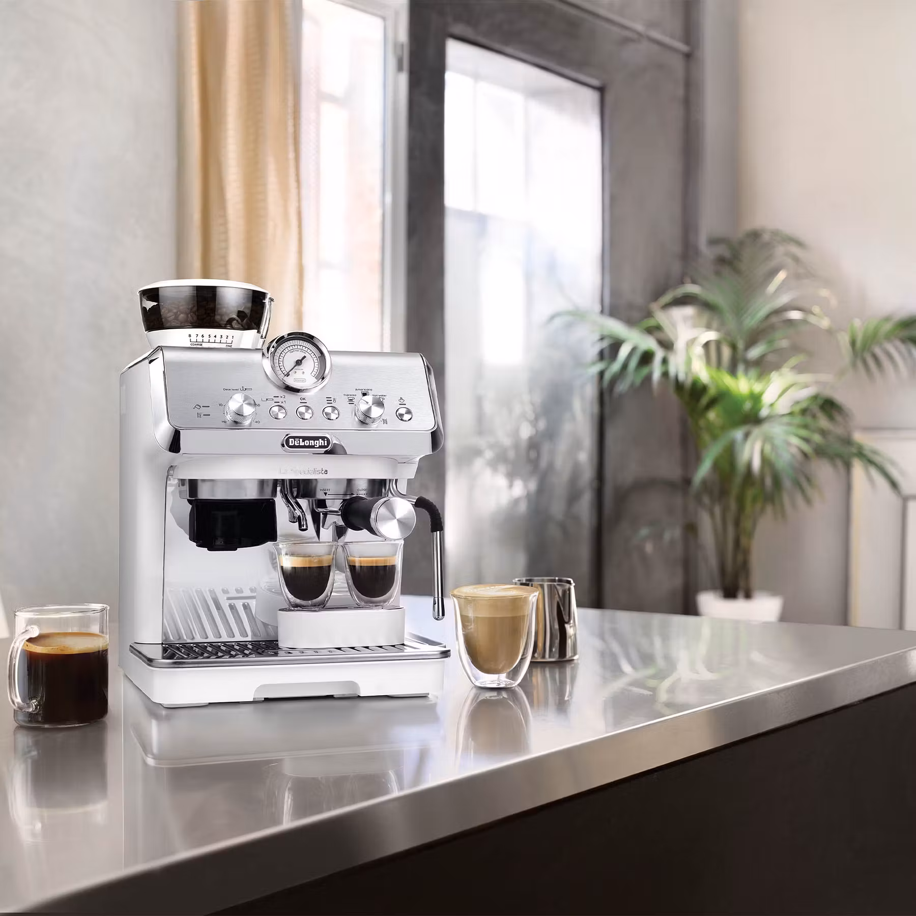 De'Longhi Freestanding La Specialista Arte Bean to Cup Coffee Machine EC9155.WH – White - Image 2