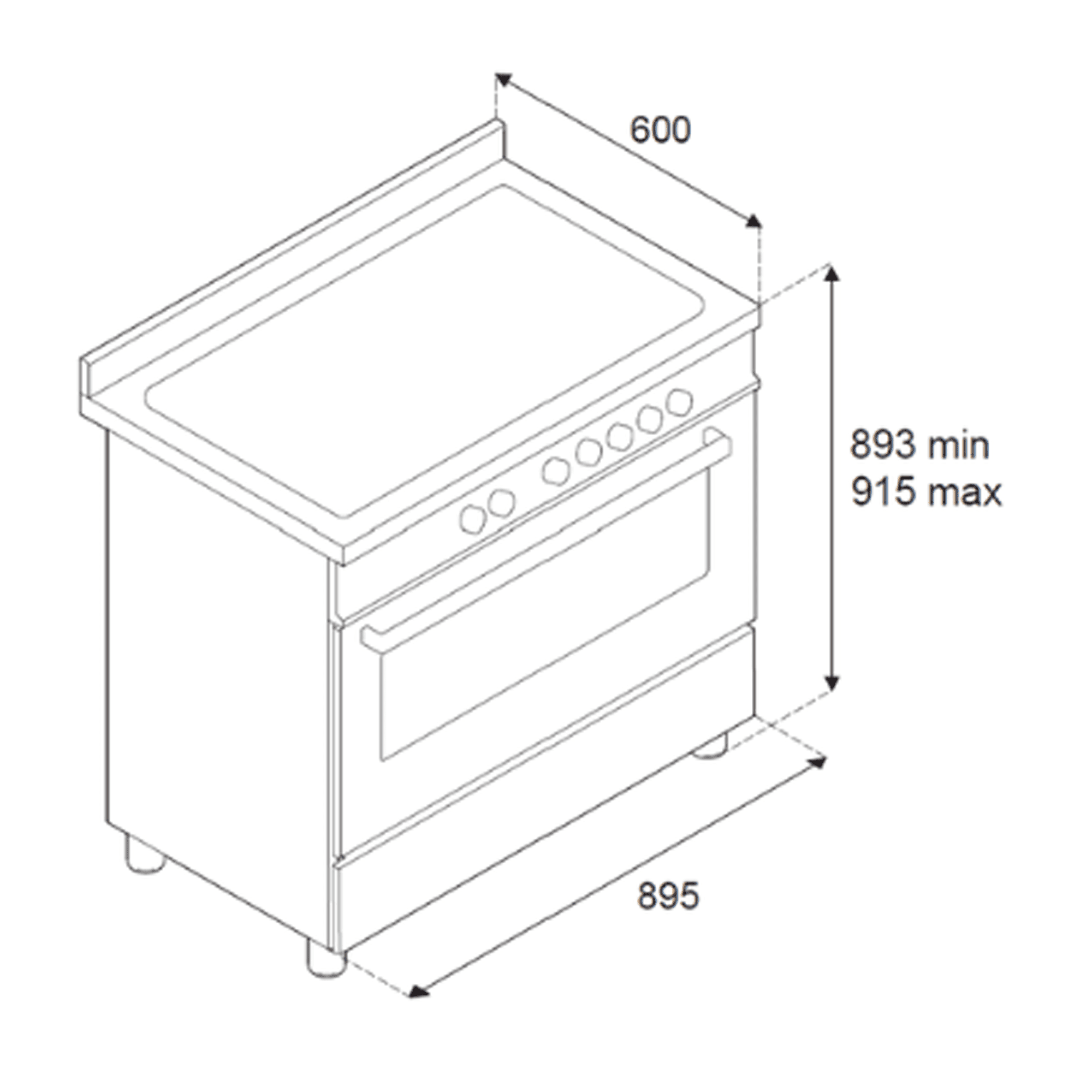 Bertazzoni 90cm Master Series Induction Single Oven Range Cooker MAS95I1ENEC2 - Black Bertazzoni 90cm Master Series Induction Single Oven Range Cooker MAS95I1ENEC2 - Black