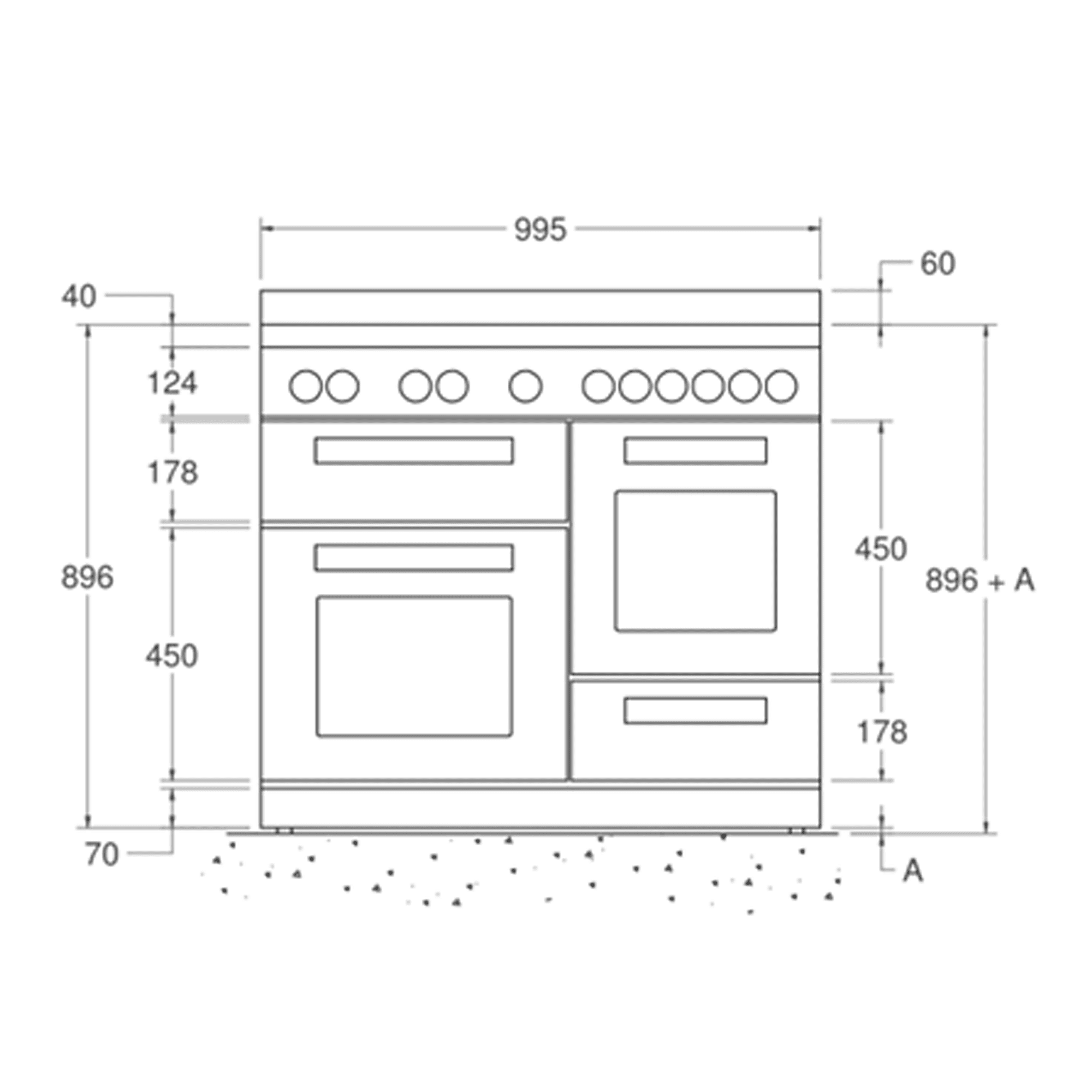 Bertazzoni Master 100cm Range Cooker XG Oven Dual Fuel Matt White MAS106L3EBIC Bertazzoni Master 100cm Range Cooker XG Oven Dual Fuel Matt White MAS106L3EBIC