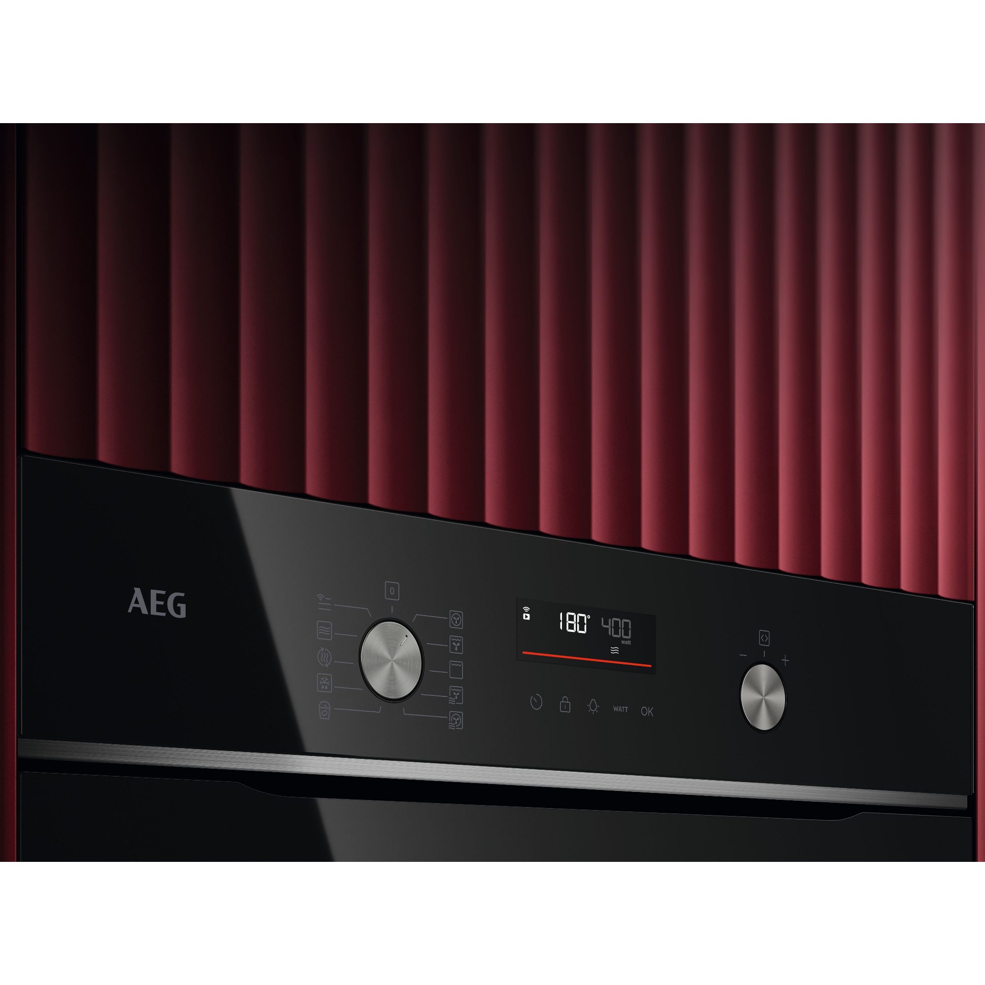 AEG 60cm Series 6000 Built In Combi Microwave For Tall Housing GK6NK40FB - Black AEG 60cm Series 6000 Built In Combi Microwave For Tall Housing GK6NK40FB - Black