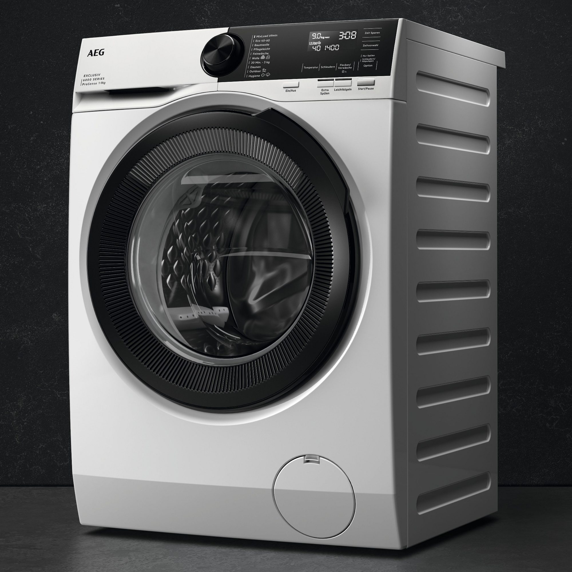AEG 9kg Series 6000 Washing Machine 1400rpm LFR62944B - White AEG 9kg Series 6000 Washing Machine 1400rpm LFR62944B - White