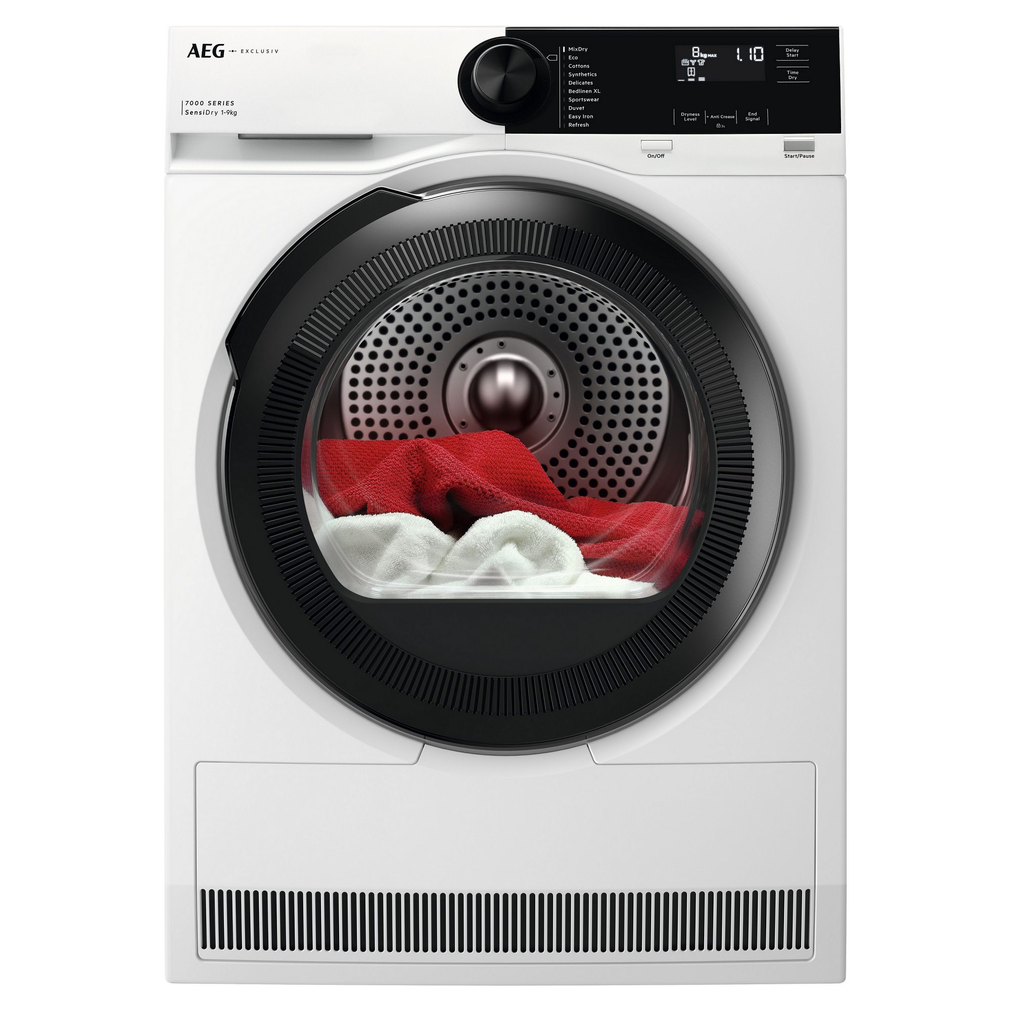 AEG  Series 7000 9kg Heat Pump Condenser Dryer TR729A4B - White