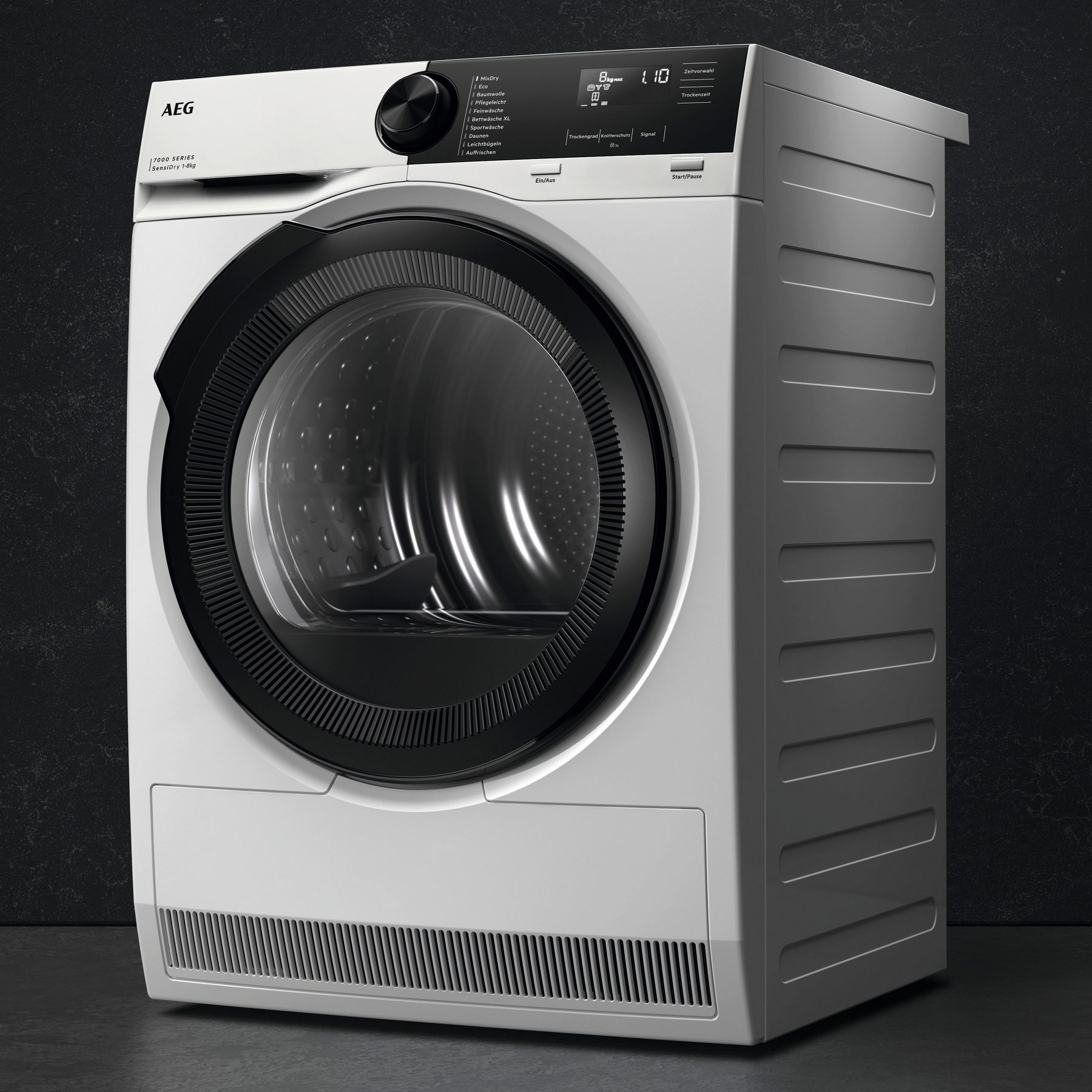 AEG Series 7000 9kg Heat Pump Condenser Dryer TR729A4B - White AEG Series 7000 9kg Heat Pump Condenser Dryer TR729A4B - White