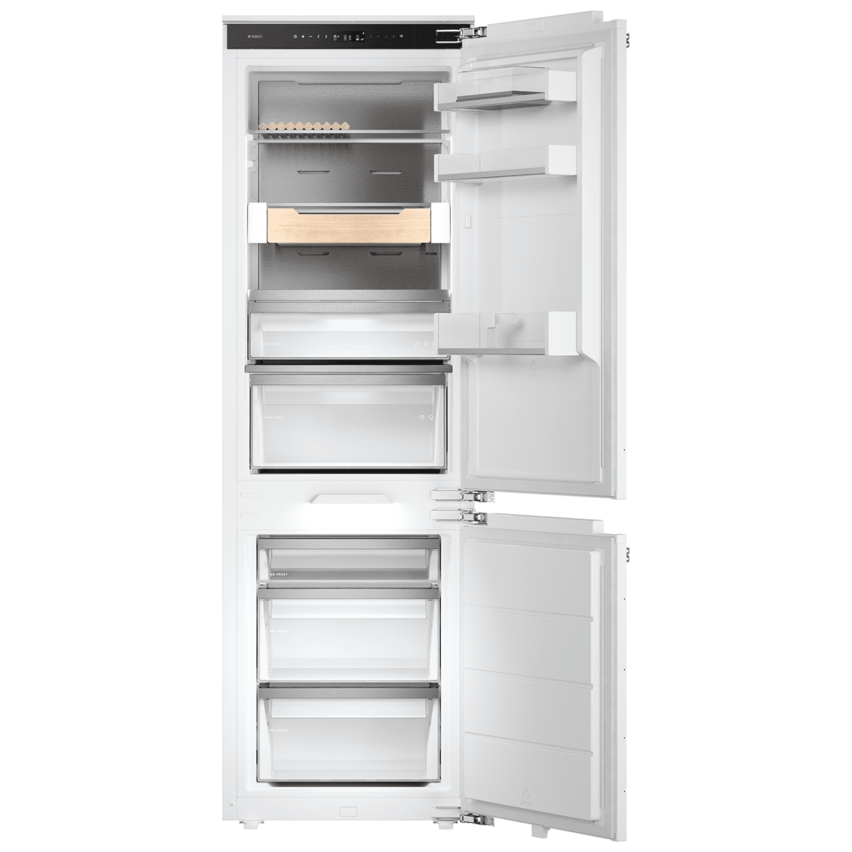 Asko 177cm Integrated 60/40 Frost Free Fridge Freezer RBC576DNC1.UK Asko 177cm Integrated 60/40 Frost Free Fridge Freezer RBC576DNC1.UK