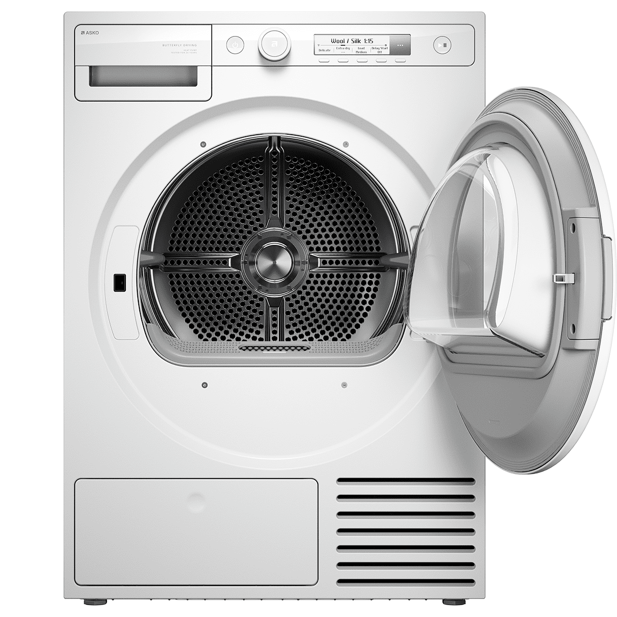 Asko 8kg Classic Heat Pump Condenser Tumble Dryer T108HW.UK - White Asko 8kg Classic Heat Pump Condenser Tumble Dryer T108HW.UK - White