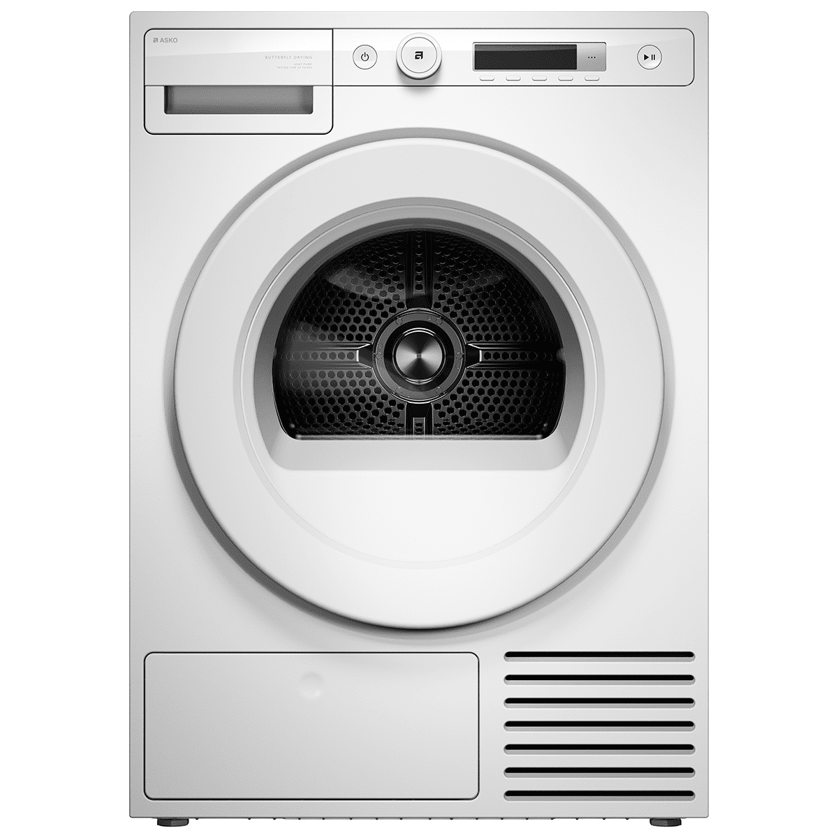 Asko  8kg Classic Heat Pump Condenser Tumble Dryer T108HW.UK - White