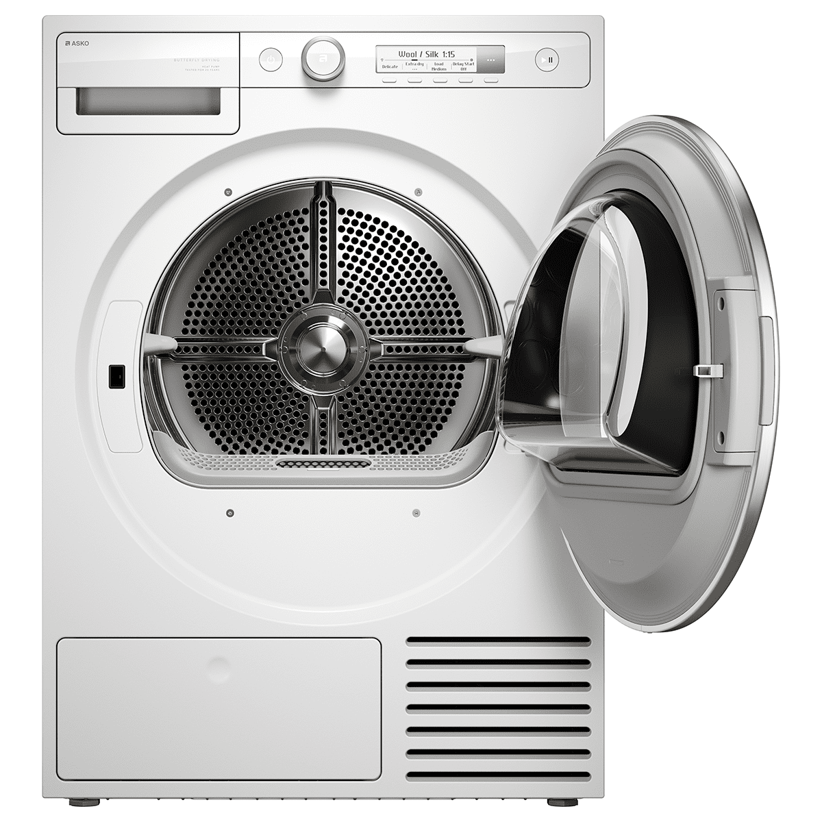 Asko 9kg Heat Pump 0Condenser Tumble Dryer T309HCW.UK - White Asko 9kg Heat Pump 0Condenser Tumble Dryer T309HCW.UK - White