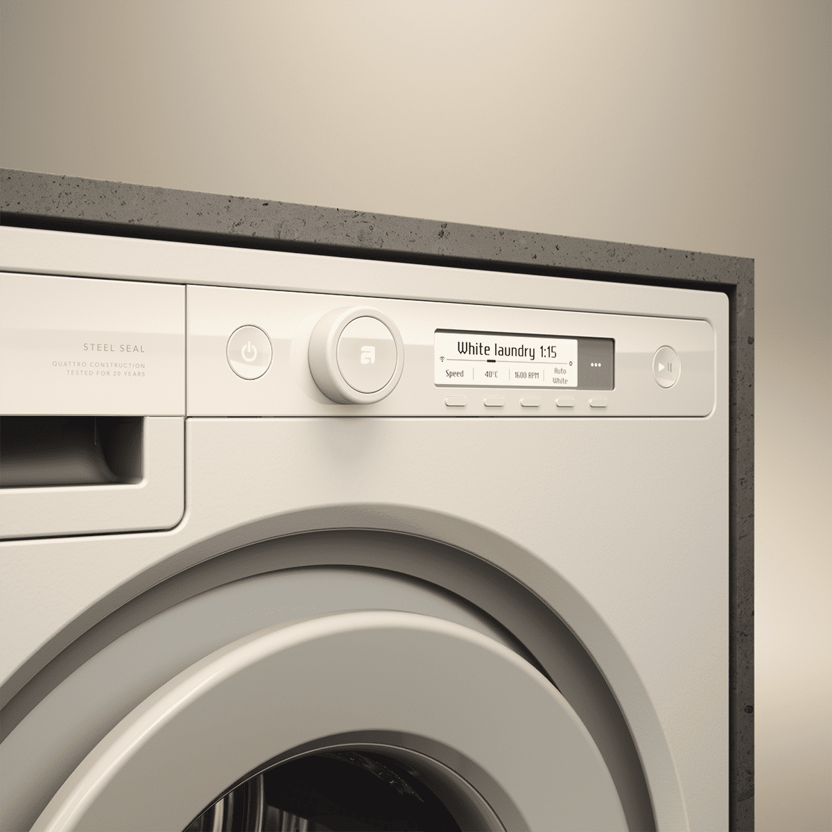 Asko 9Kg Steel Seal Washing Machine 1400Rpm W1094W.UK - White Asko 9Kg Steel Seal Washing Machine 1400Rpm W1094W.UK - White