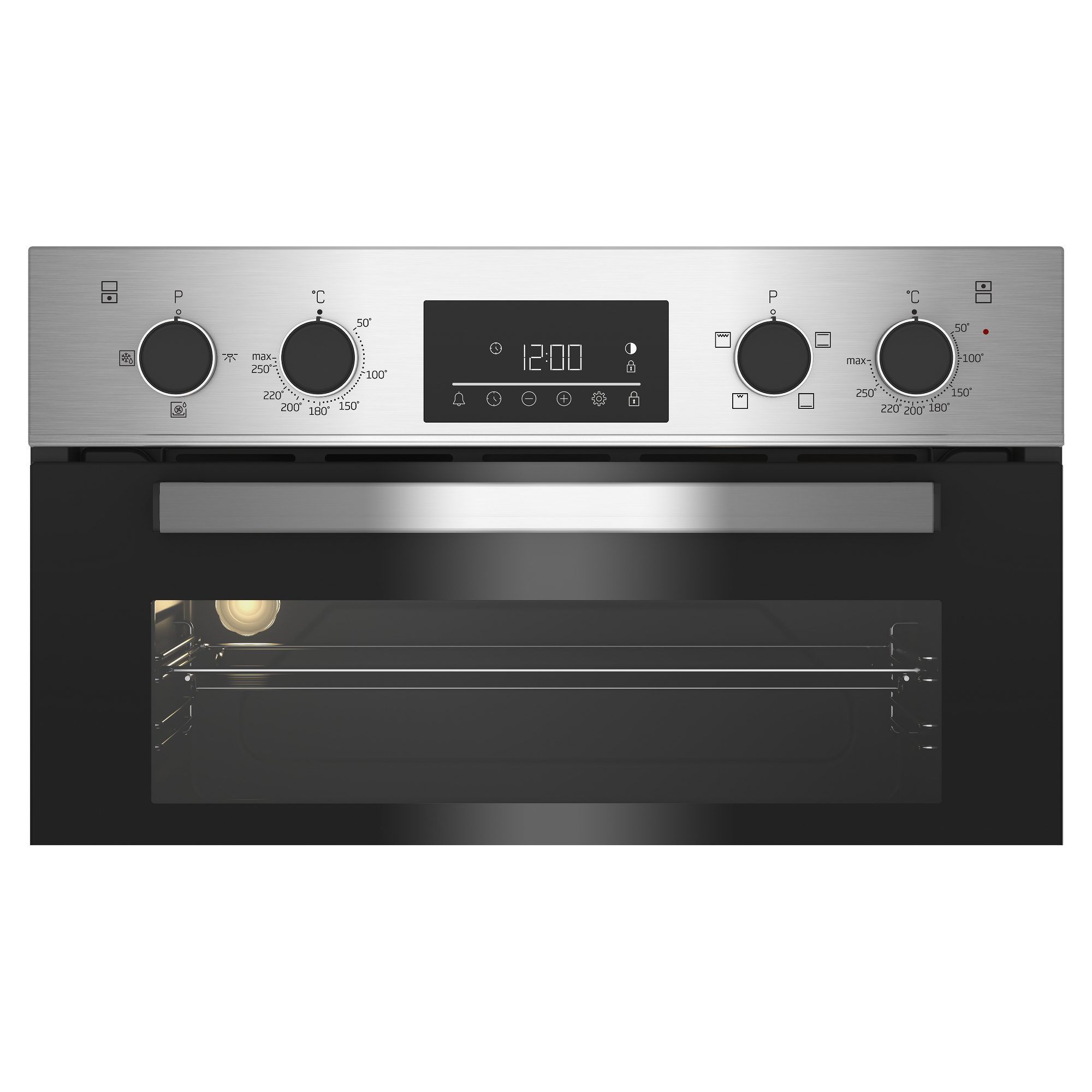 Beko Built In Electric Double Oven CDFY22309X - Stainless Steel Beko Built In Electric Double Oven CDFY22309X - Stainless Steel