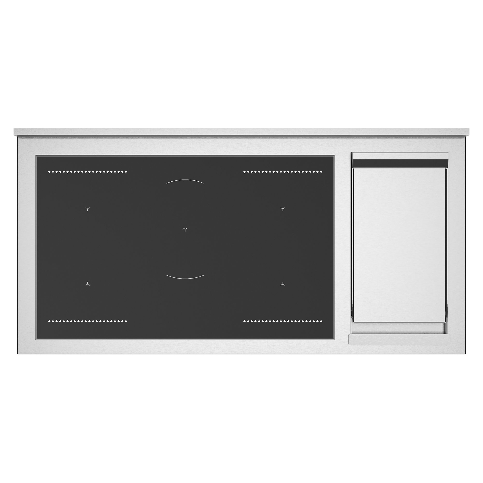 Bertazzoni 120cm Heritage Induction Range Cooker With Griddle HER125I2ENET2 - Black Bertazzoni 120cm Heritage Induction Range Cooker With Griddle HER125I2ENET2 - Black