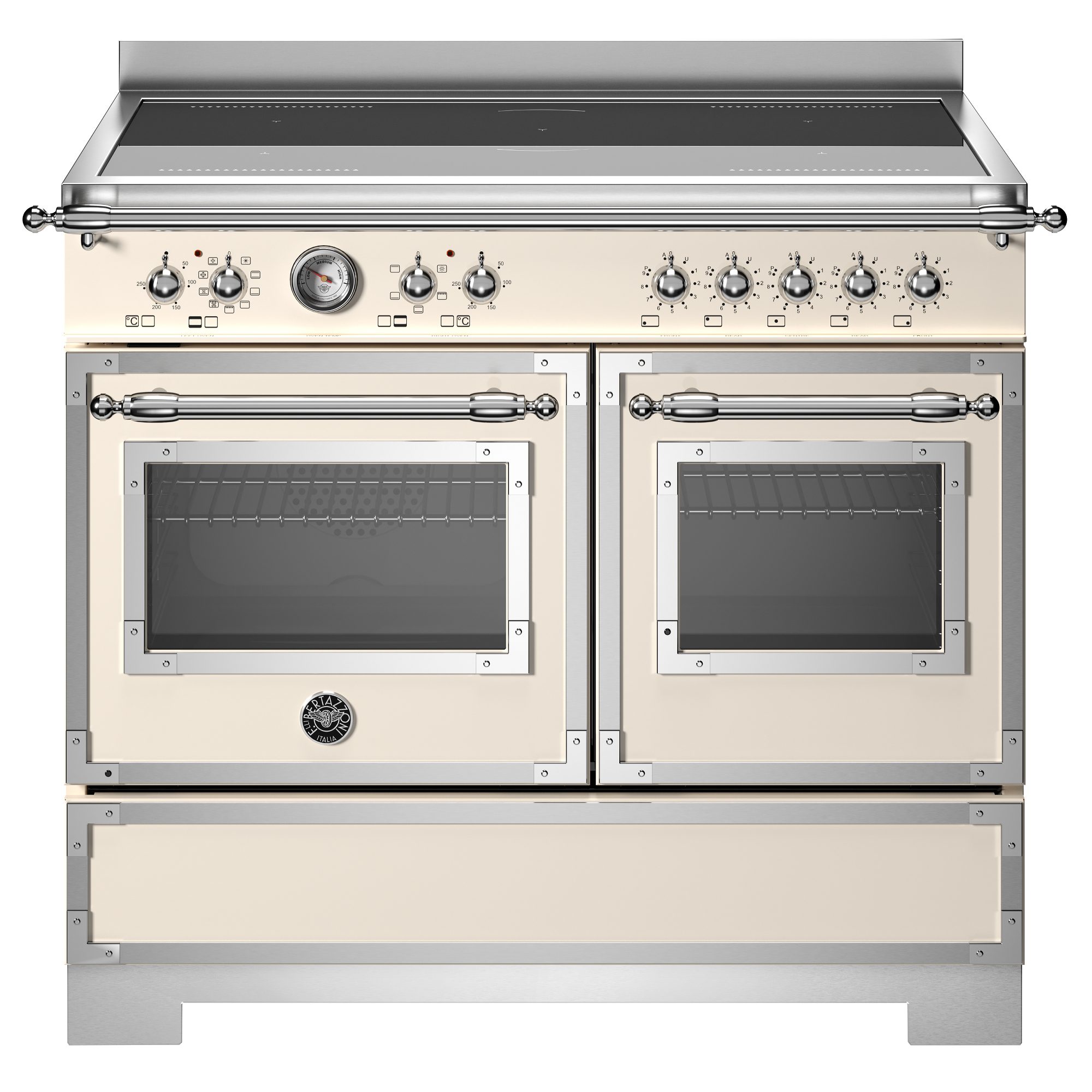Bertazzoni  100cm Heritage Induction Range Cooker HER105I2EAVT2 - Ivory