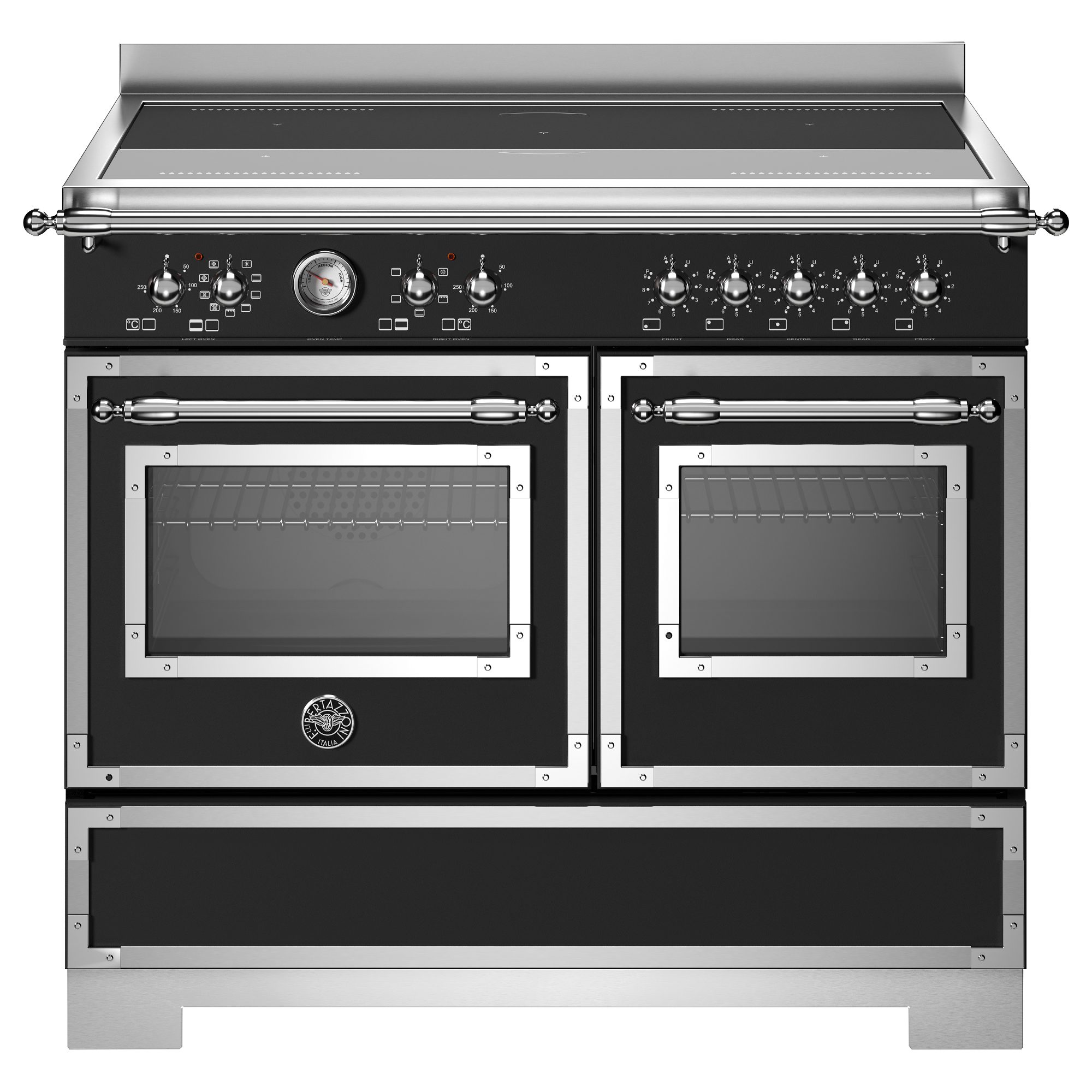 Bertazzoni  100cm Heritage Induction Range Cooker HER105I2ENET2 - Black