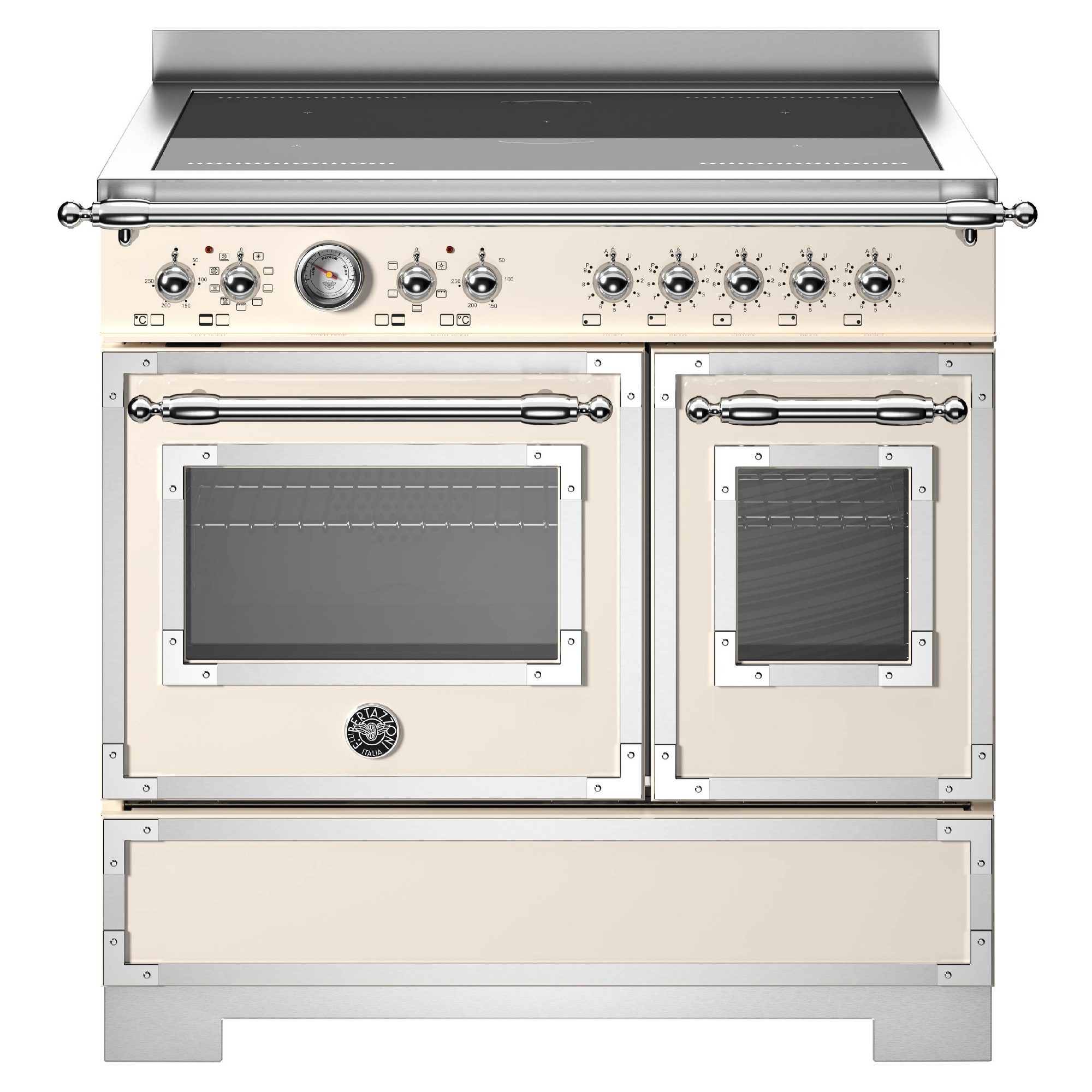 Bertazzoni  90cm Heritage Induction Range Cooker HER95I2EAVT2 - Ivory
