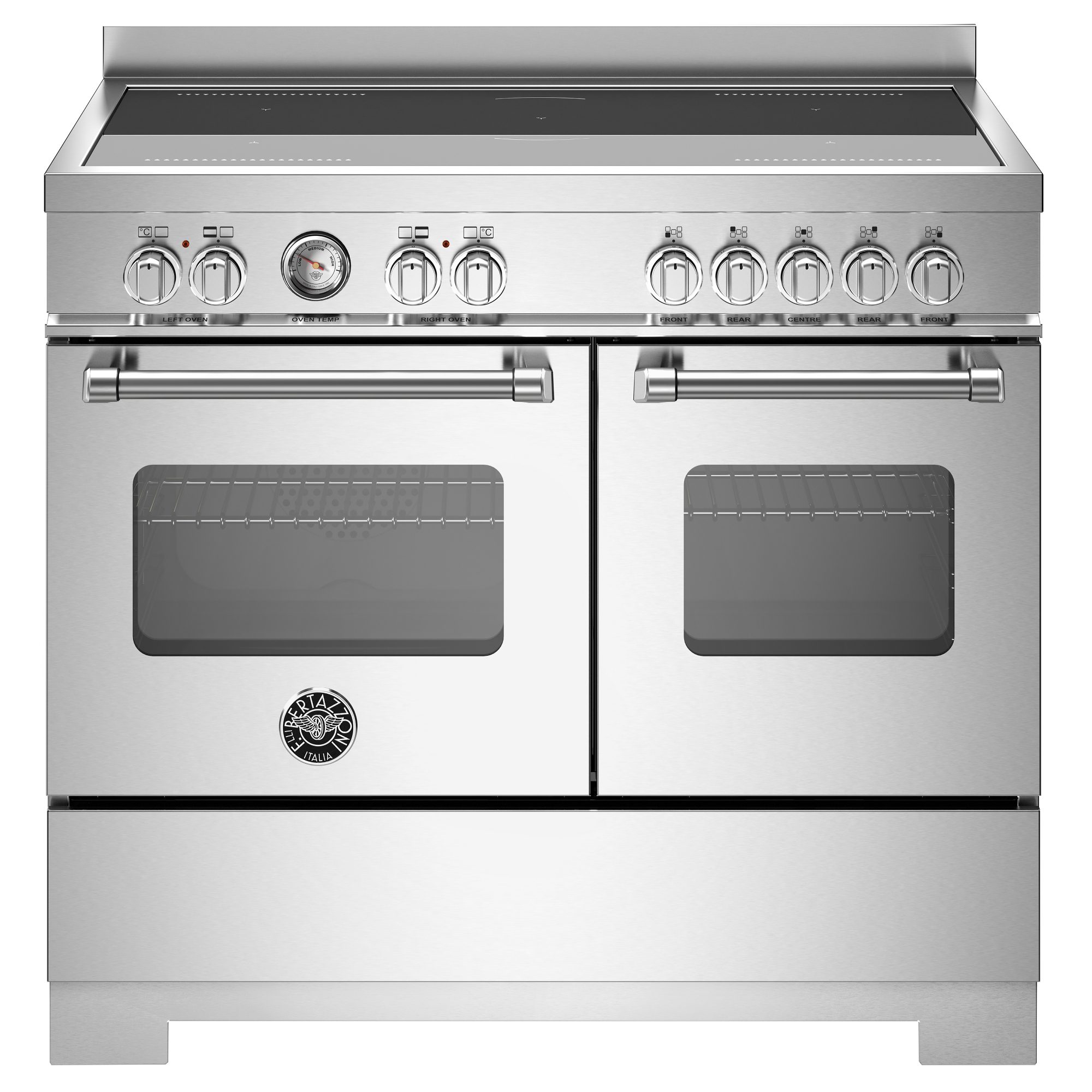 Bertazzoni  100cm Master Series Induction Range Cooker MAS105I2EXC2 - Stainless Steel