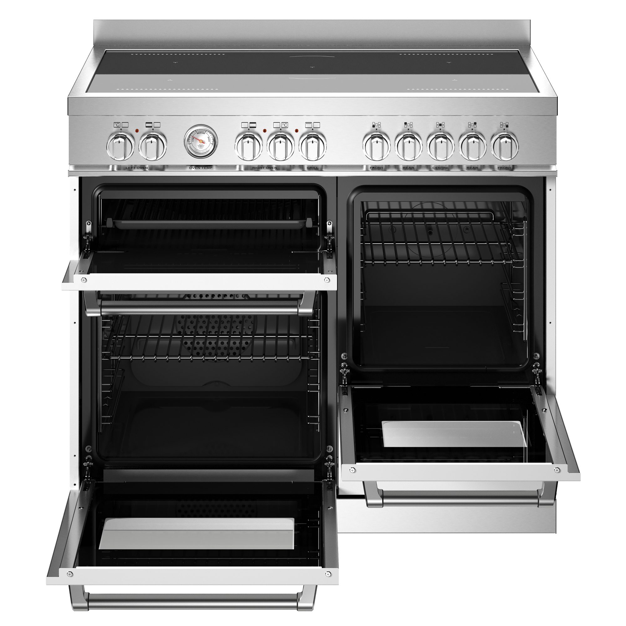 Bertazzoni 100cm Master Series XG Induction Range Cooker MAS105I3EXC2 - Stainless Steel Bertazzoni 100cm Master Series XG Induction Range Cooker MAS105I3EXC2 - Stainless Steel