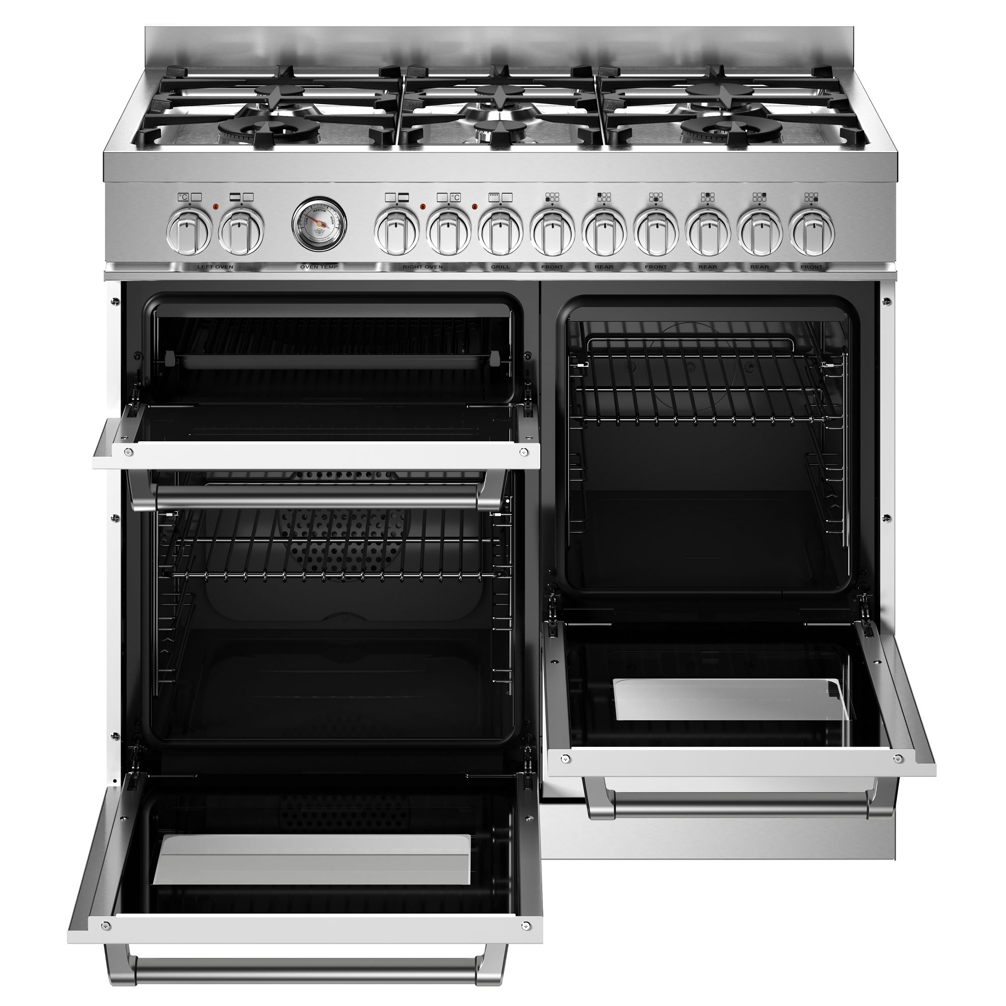 Bertazzoni Master 100cm Range Cooker XG Oven Dual Fuel Matt White MAS106L3EBIC Bertazzoni Master 100cm Range Cooker XG Oven Dual Fuel Matt White MAS106L3EBIC