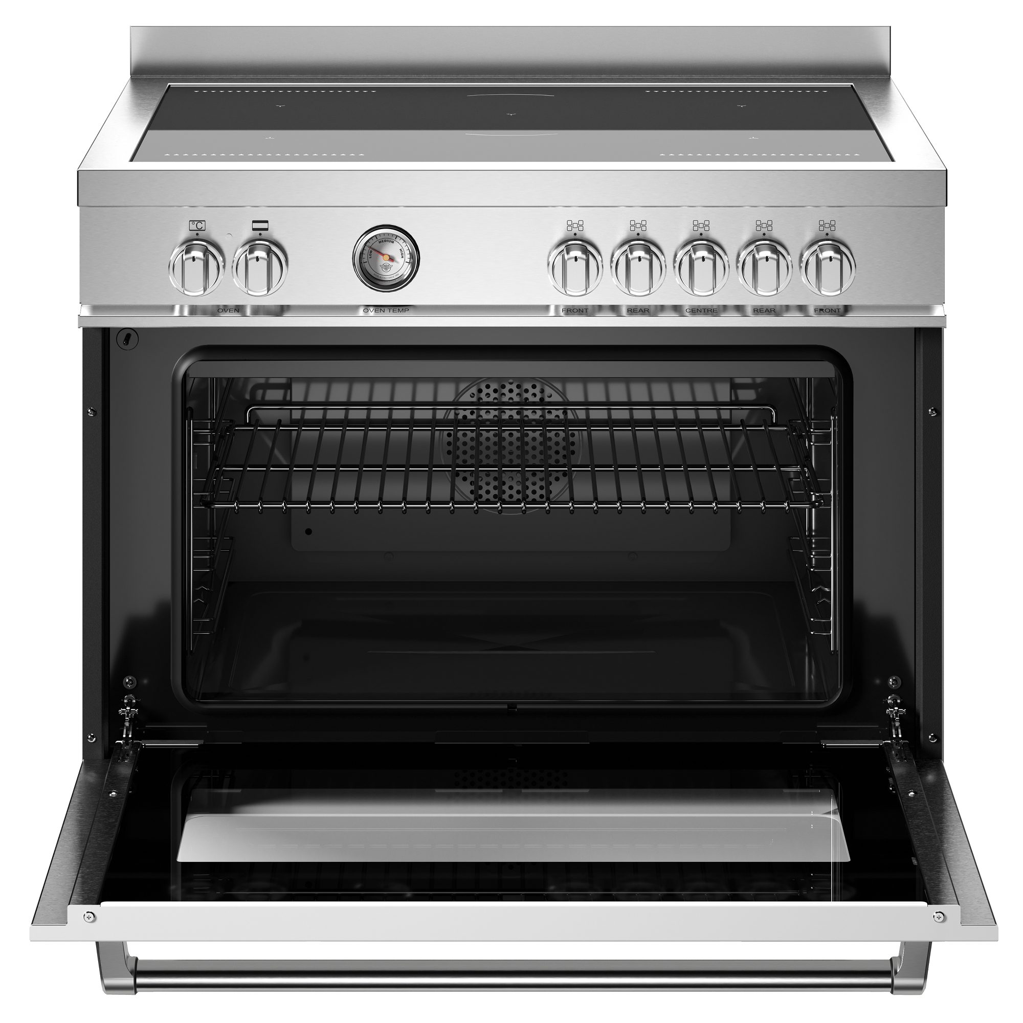 Bertazzoni 90cm Master Series Induction Single Oven Range Cooker MAS95I1ENEC2 - Black Bertazzoni 90cm Master Series Induction Single Oven Range Cooker MAS95I1ENEC2 - Black