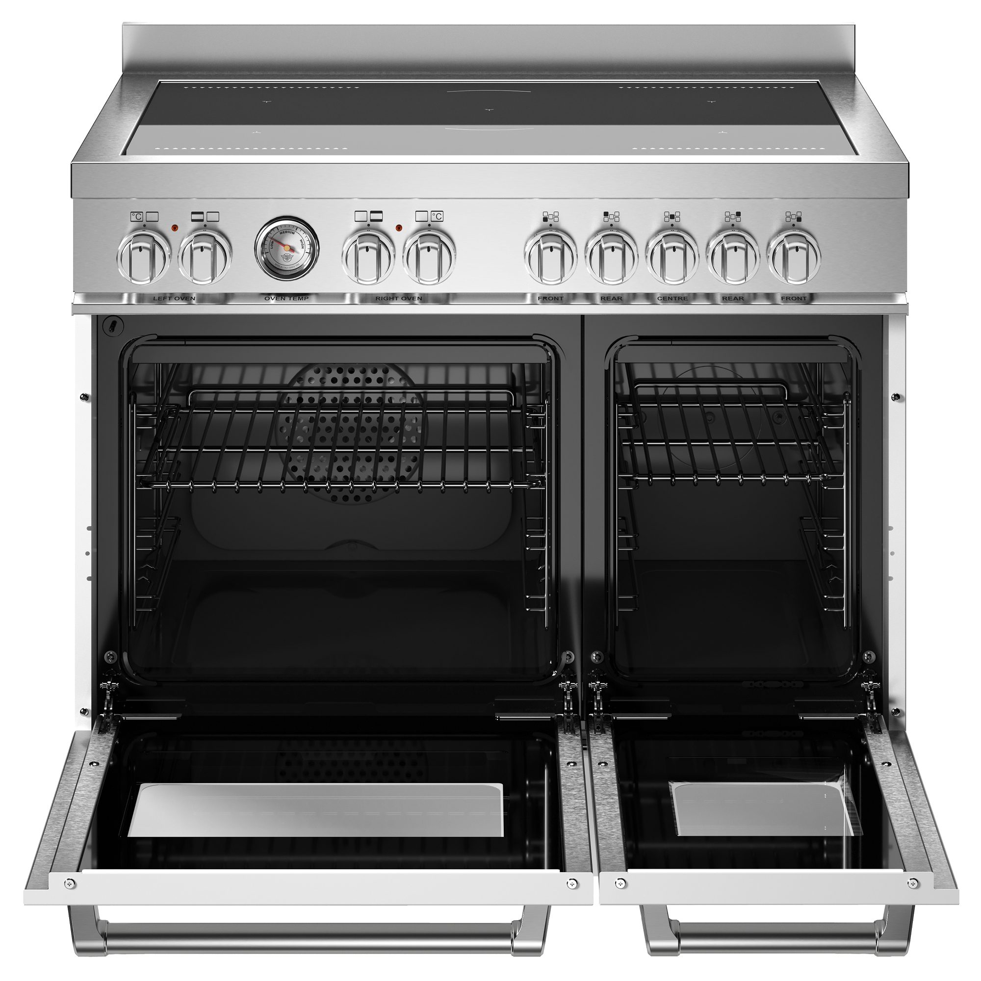 Bertazzoni 90cm Master Series Induction Range Cooker MAS95I2ENEC2 - Black Bertazzoni 90cm Master Series Induction Range Cooker MAS95I2ENEC2 - Black