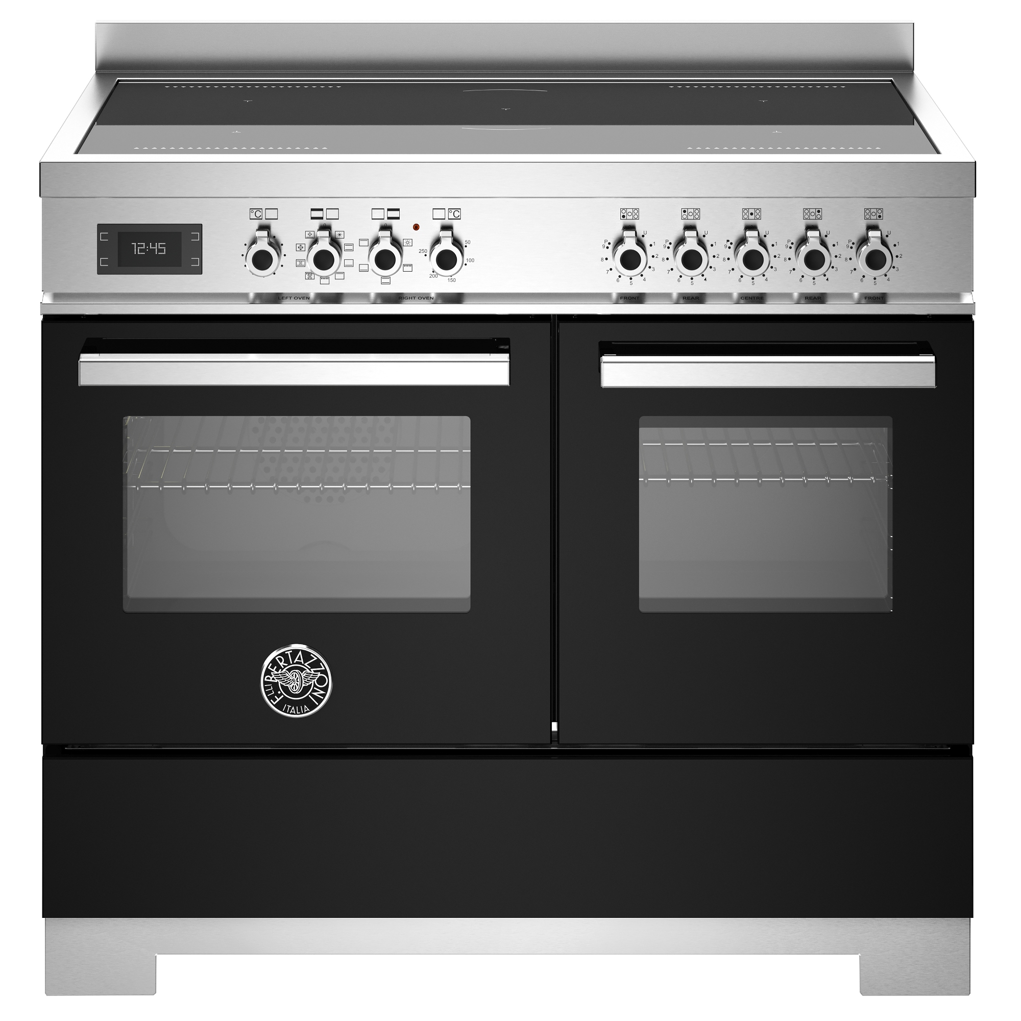 Bertazzoni PRO105I2ENET2 100cm Professional Induction Range Cooker - Black