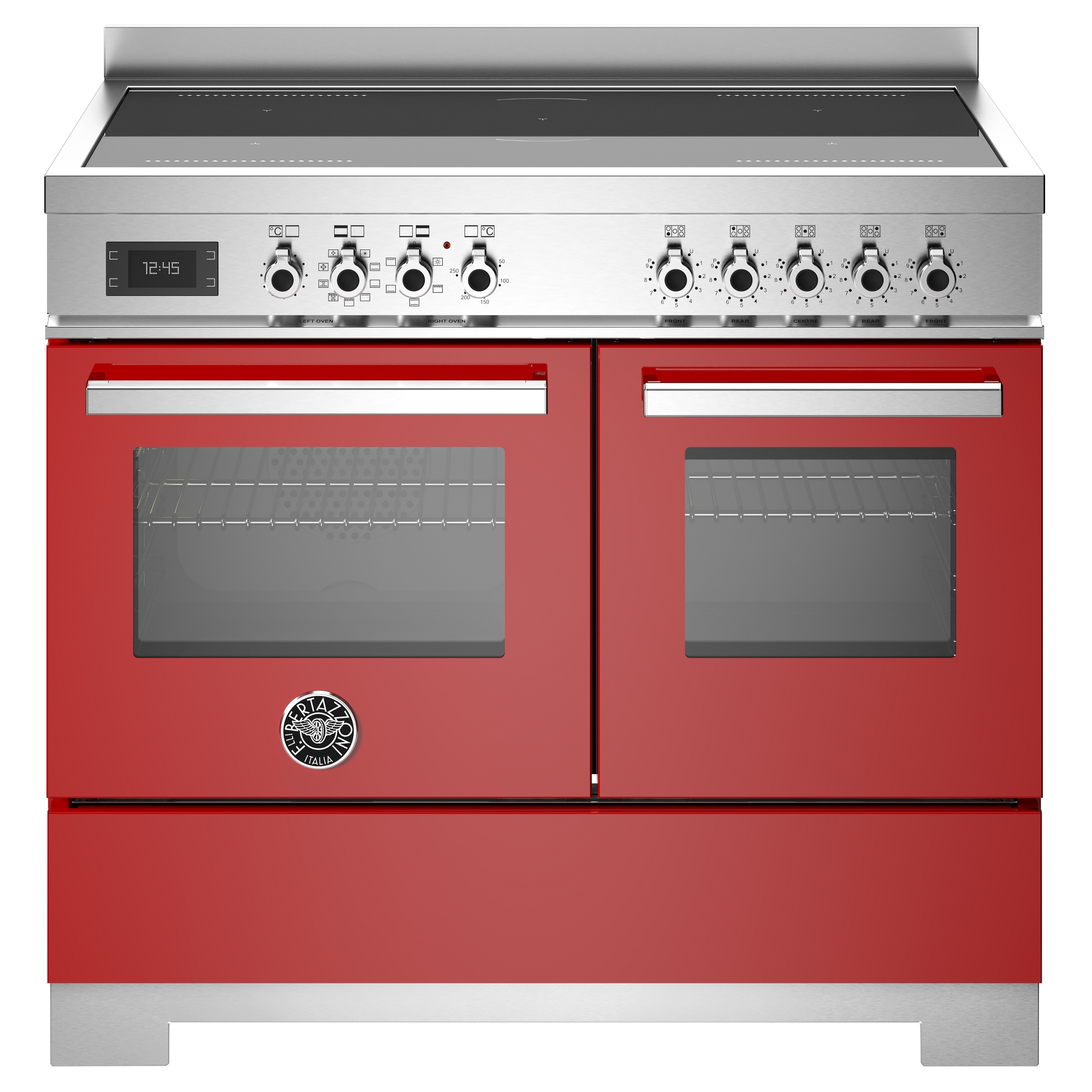 Bertazzoni PRO105I2EROT2 100cm Professional Induction Range Cooker - Red