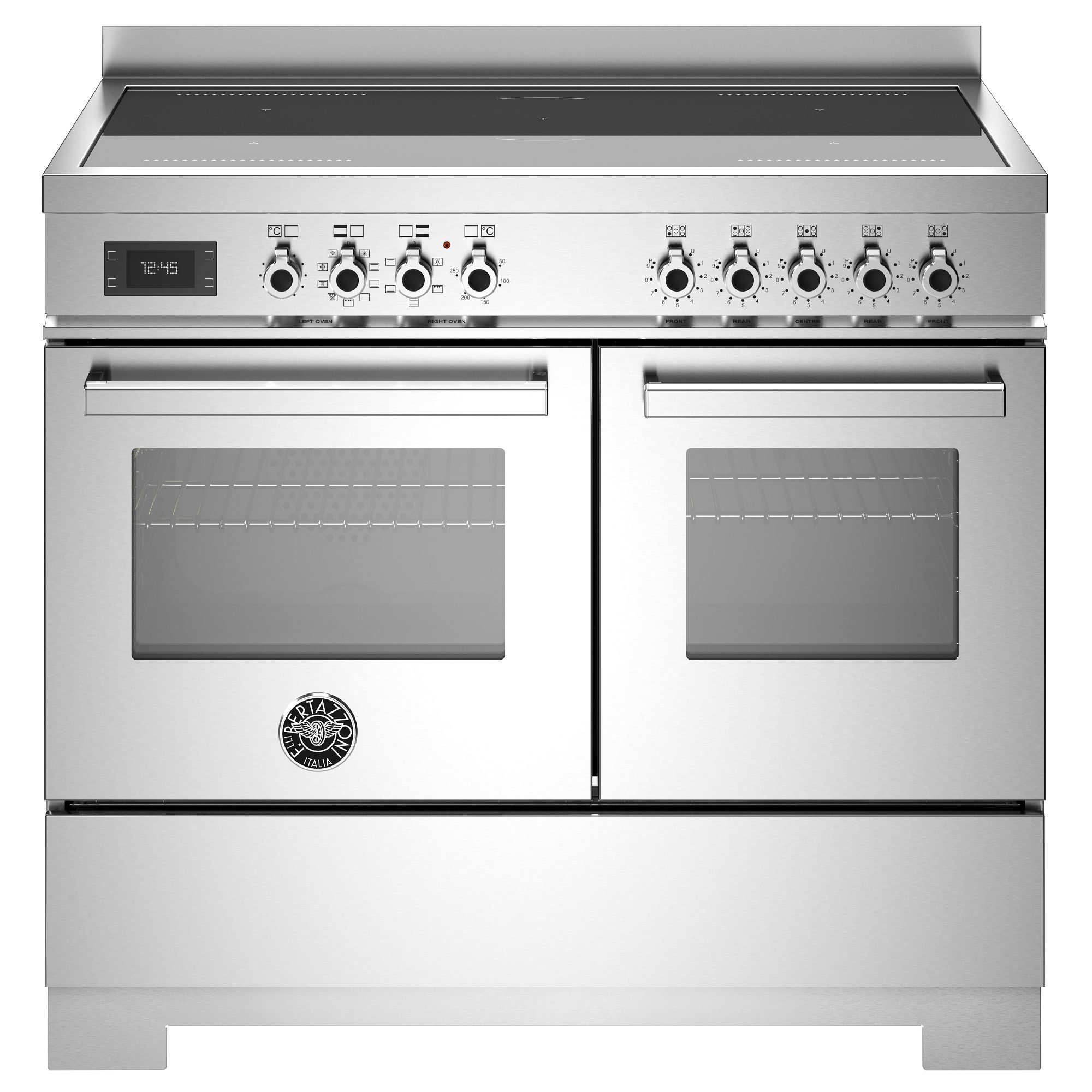 Bertazzoni  100cm Professional Induction Range Cooker PRO105I2EXT2 - Stainless Steel