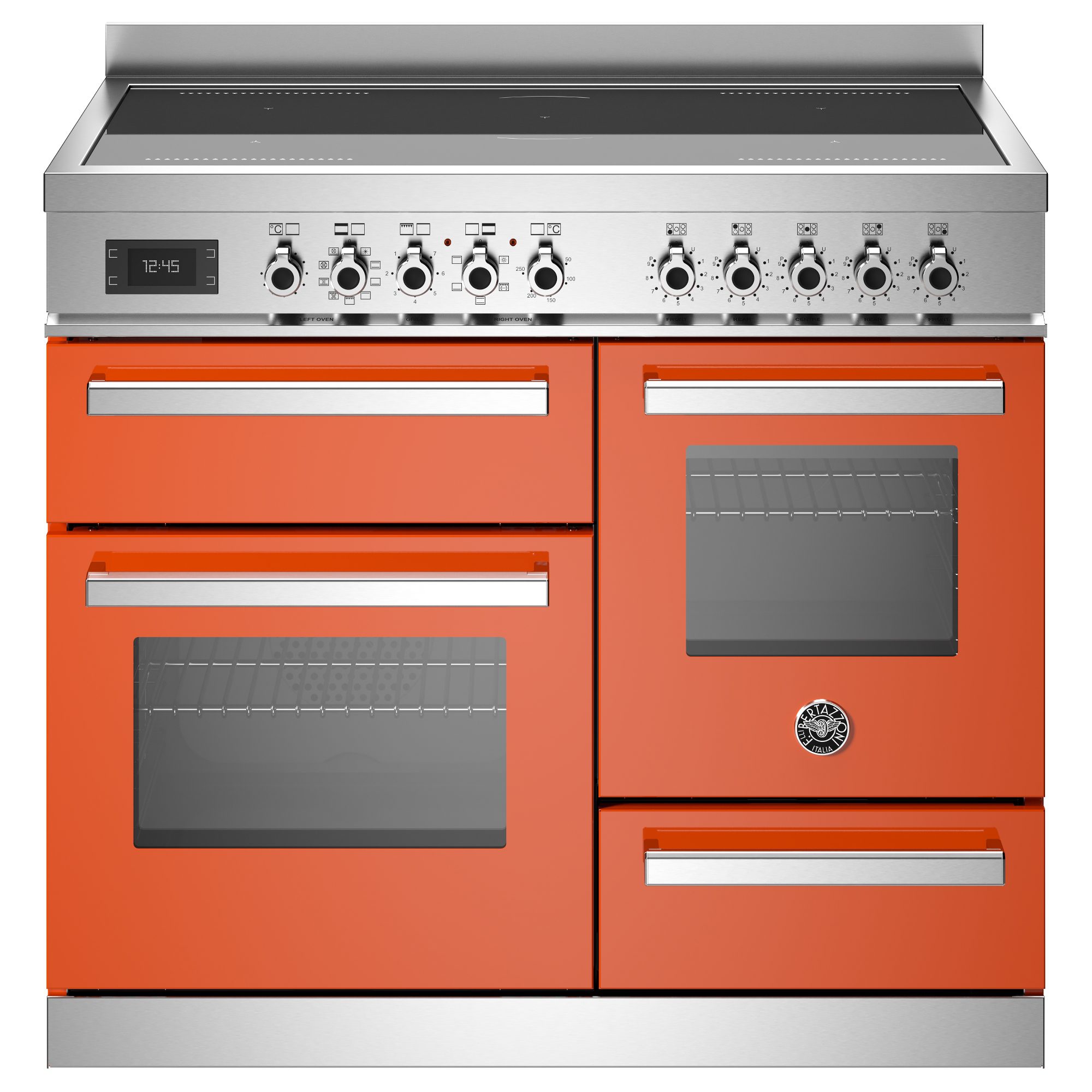 Bertazzoni  100cm Professional XG Induction Range Cooker PRO105I3EART2 - Orange