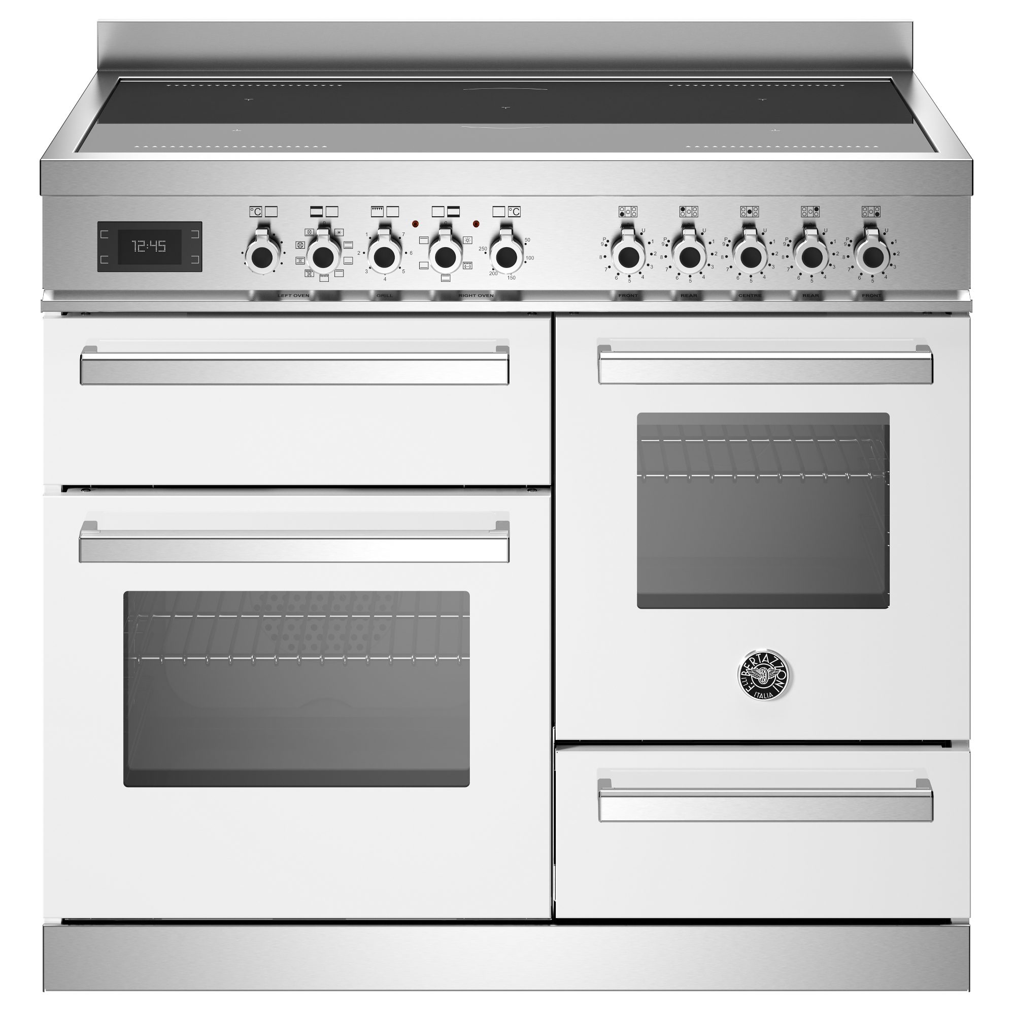 Bertazzoni  100cm Professional XG Induction Range Cooker PRO105I3EBIT2 - White