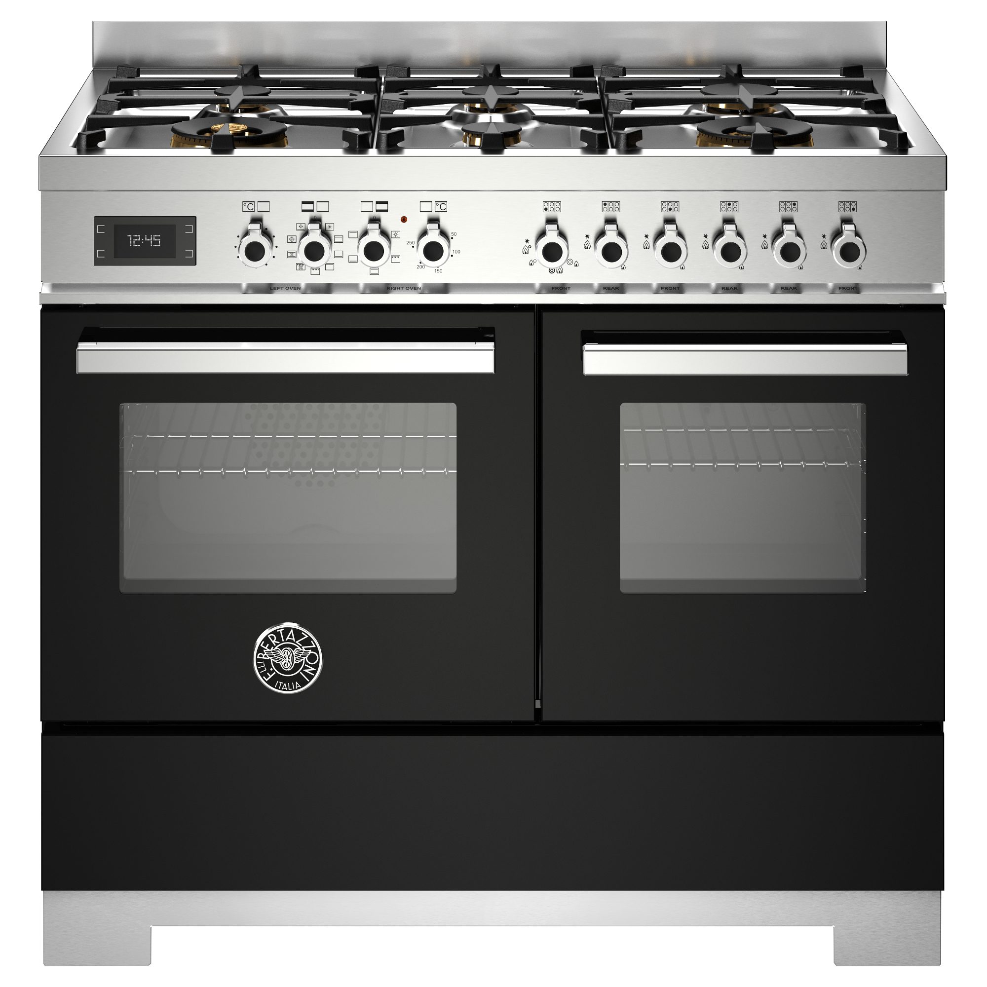 Bertazzoni  100cm Professional Dual Fuel Range Cooker PRO106L2ENET2 - Black