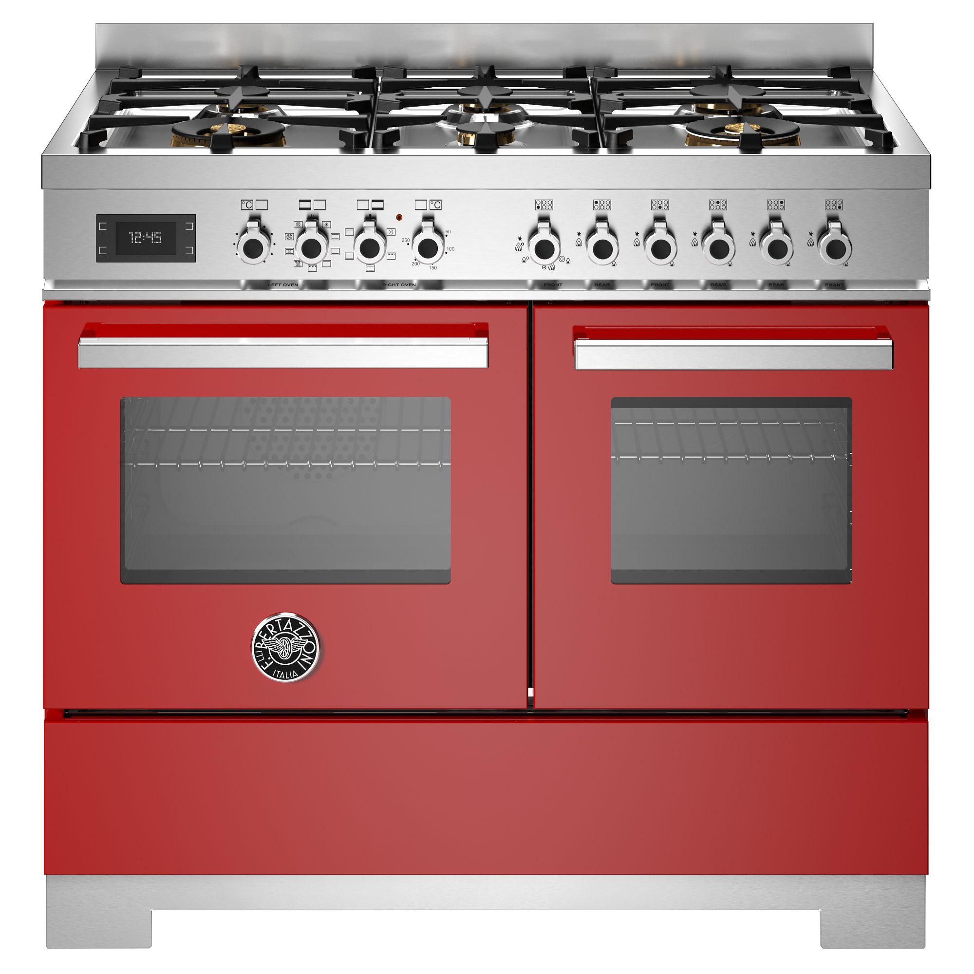 Bertazzoni  100cm Professional Dual Fuel Range Cooker PRO106L2EROT2 - Red