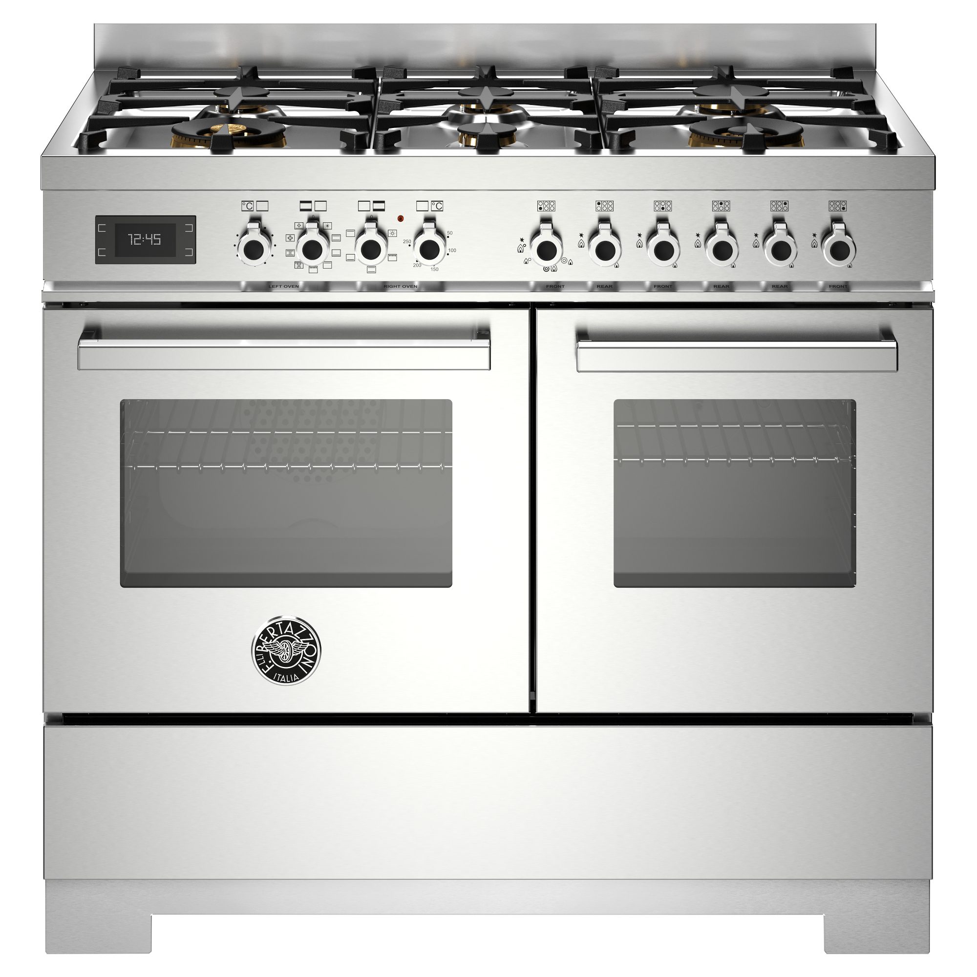 Bertazzoni  100cm Professional Dual Fuel Range Cooker PRO106L2EXT2 - Stainless Steel