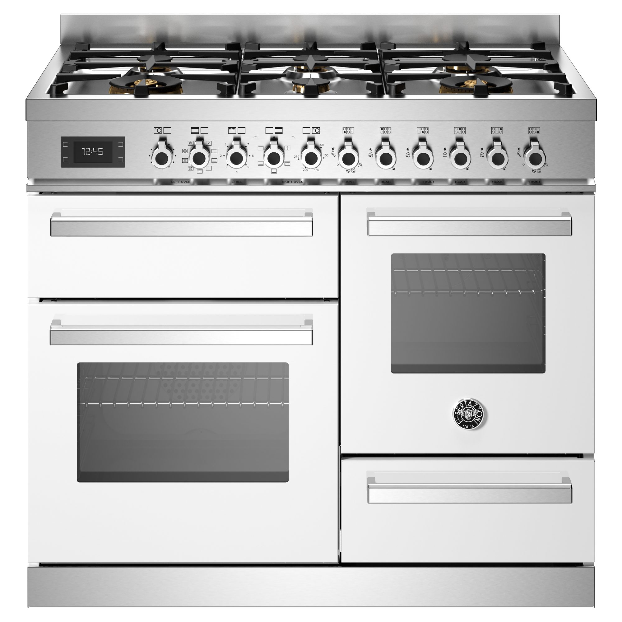 Bertazzoni  100cm Professional XG Dual Fuel Range Cooker PRO106L3EBIT2 - White