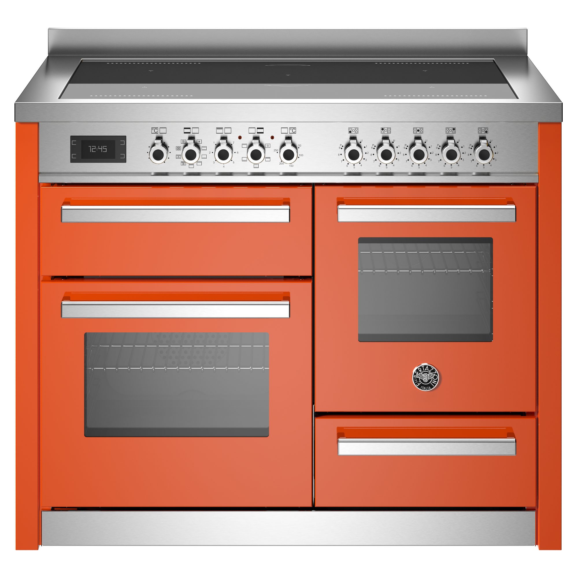 Bertazzoni  110cm Professional XG Induction Range Cooker PRO115I3EART2 - Orange