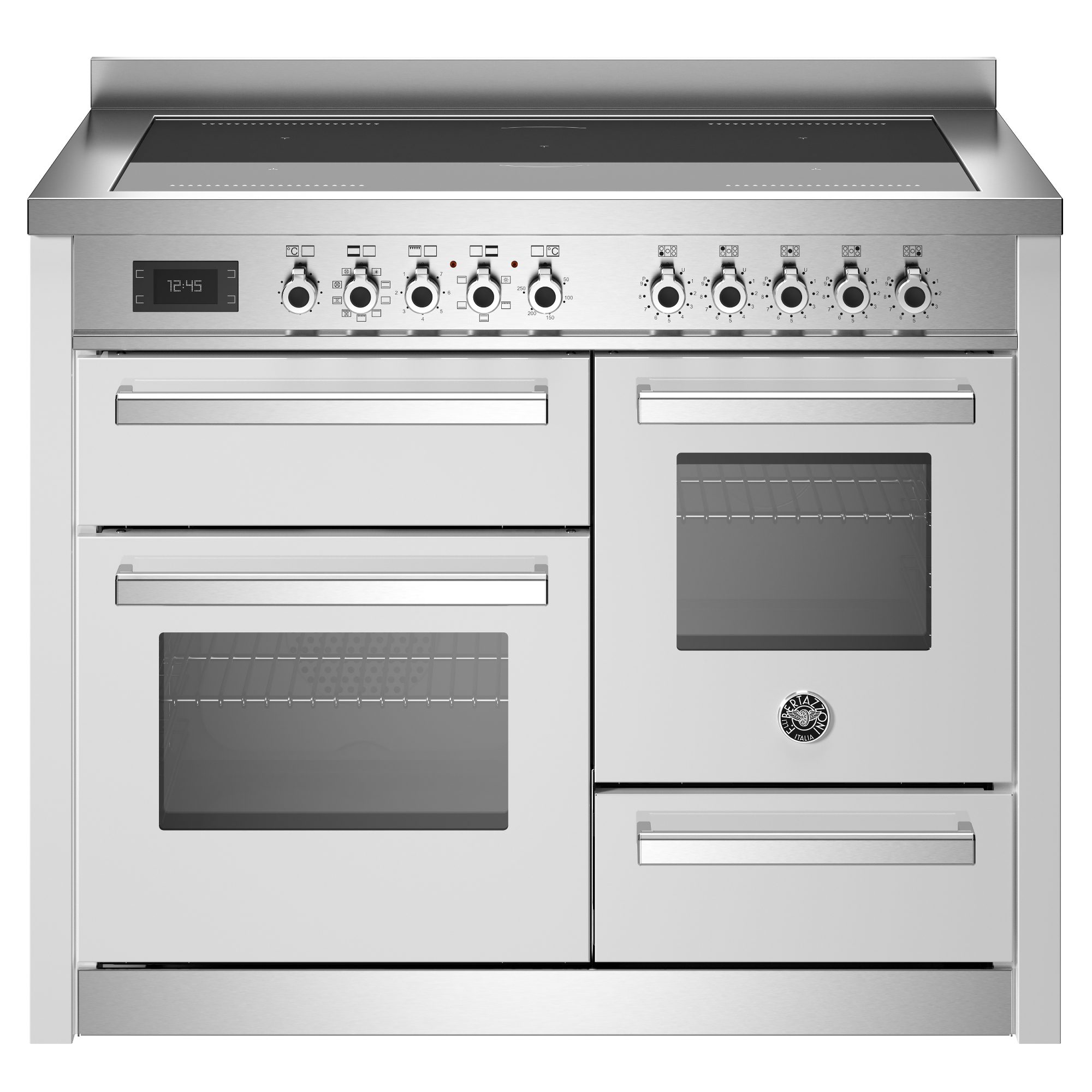 Bertazzoni  110cm Professional XG Induction Range Cooker PRO115I3EBIT2 - White