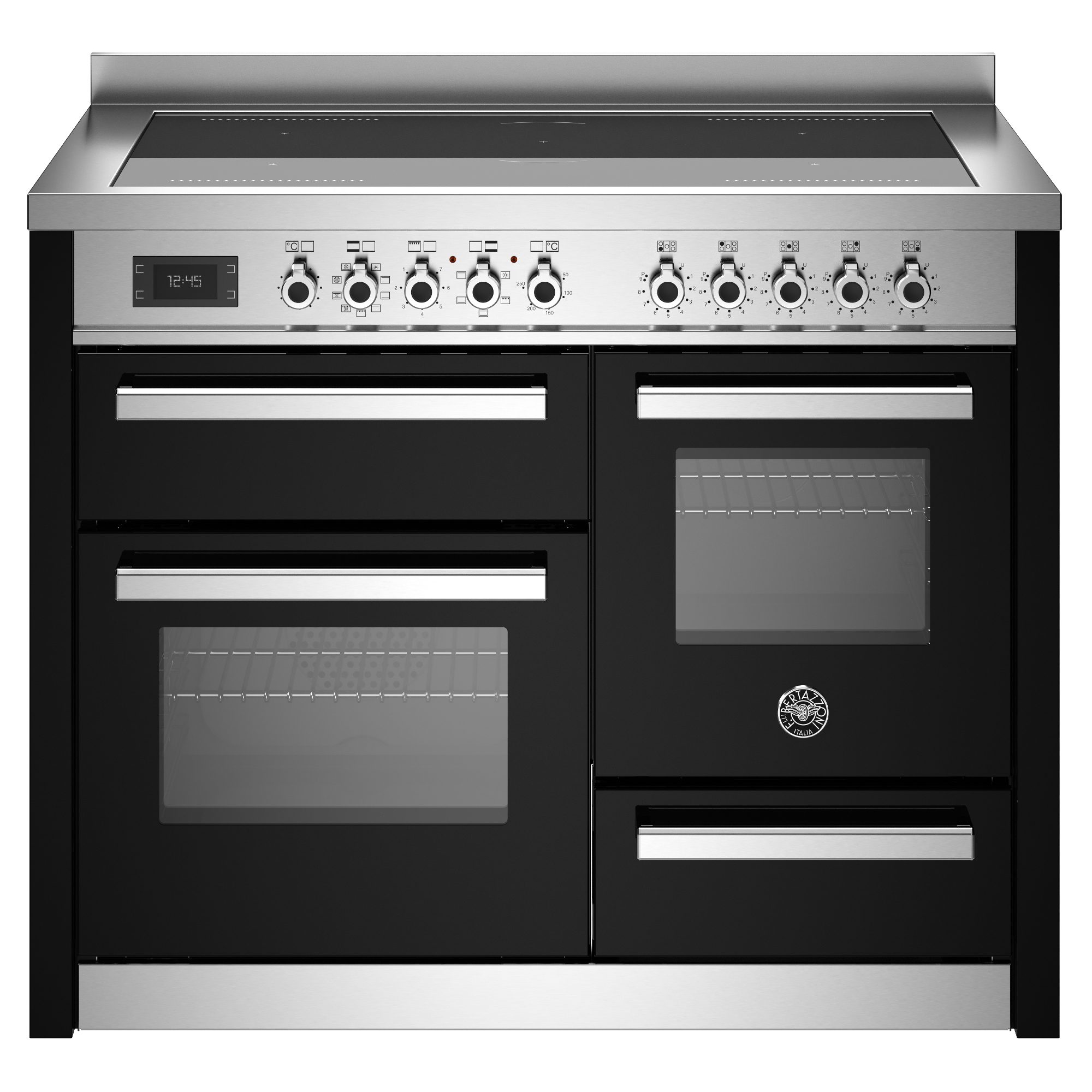Bertazzoni  110cm Professional XG Induction Range Cooker PRO115I3ENET2 - Black