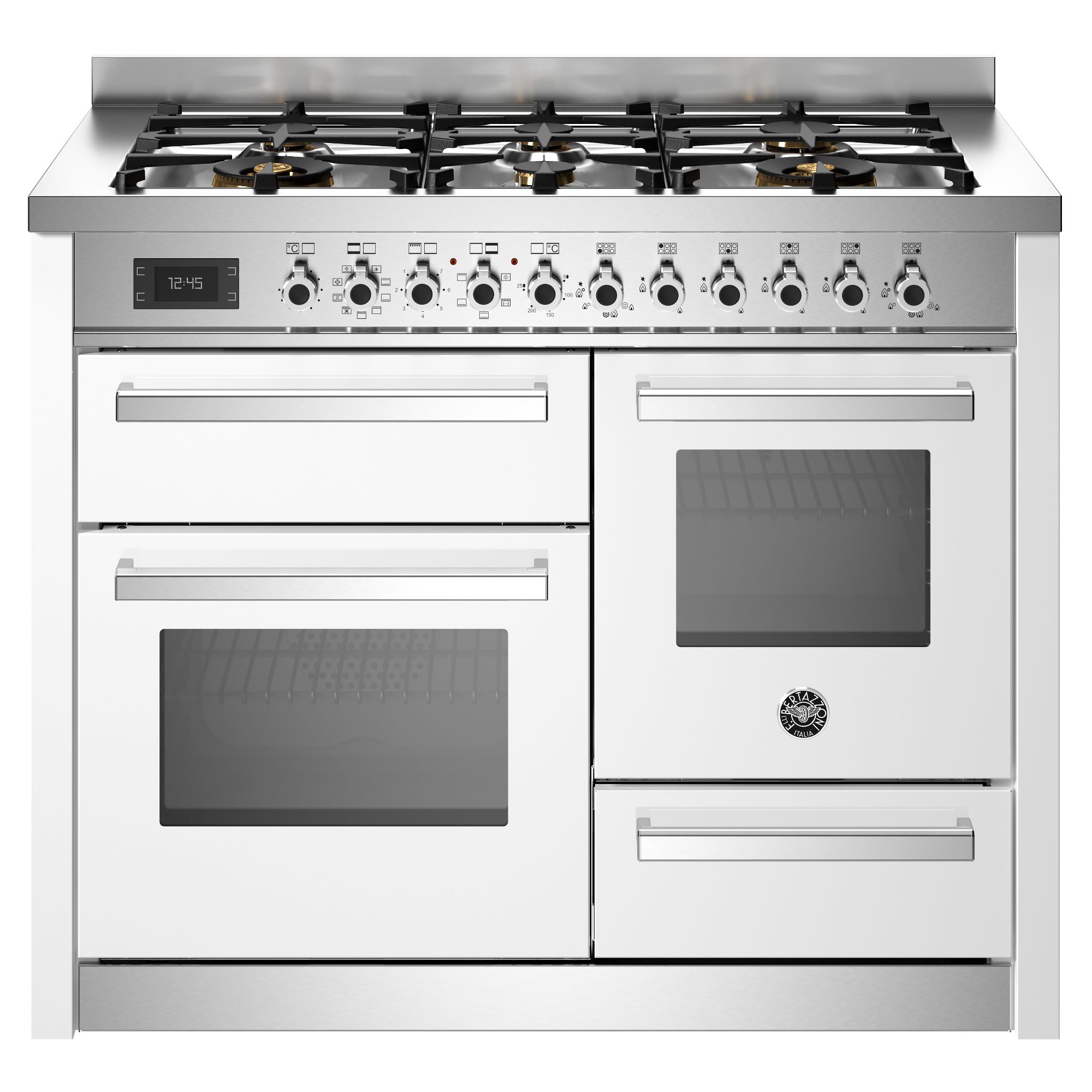 Bertazzoni  110cm Professional XG Dual Fuel Range Cooker PRO116L3EBIT2 - White
