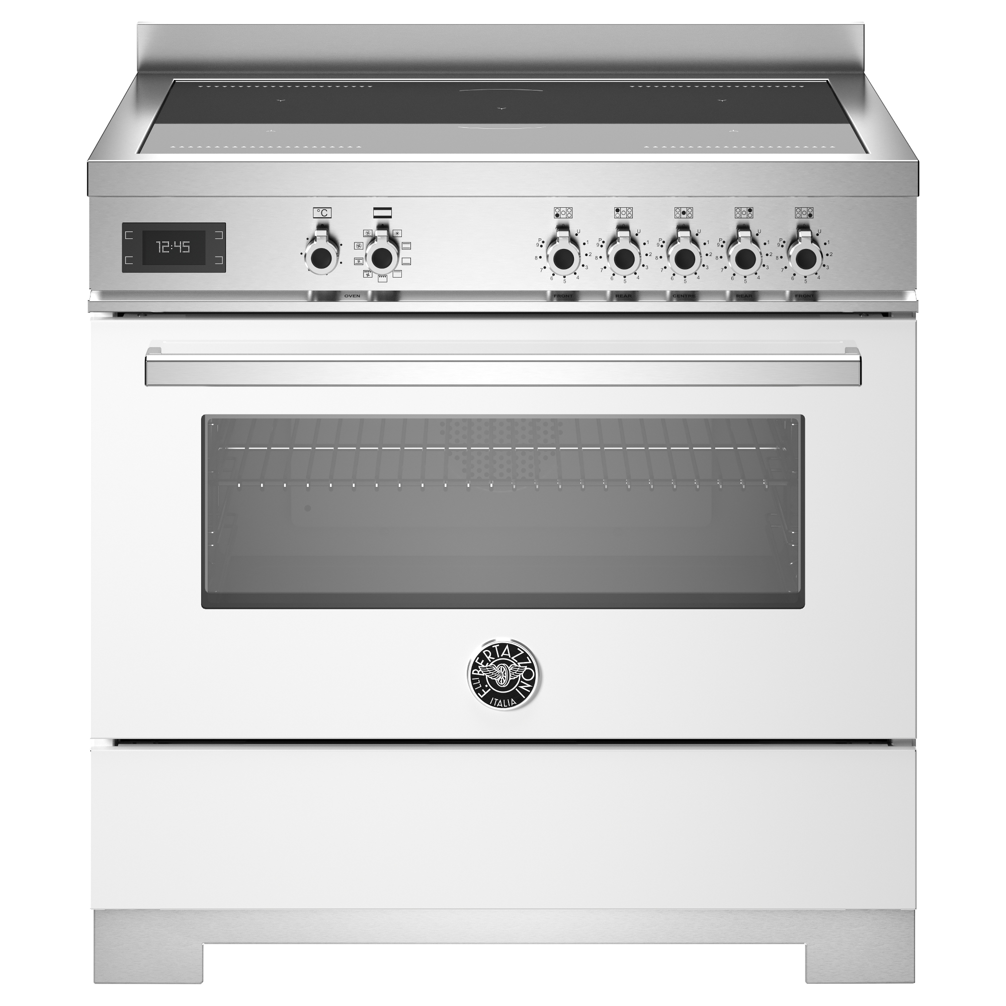 Bertazzoni PRO95I1EBIT2 90cm Professional Induction Range Cooker - White